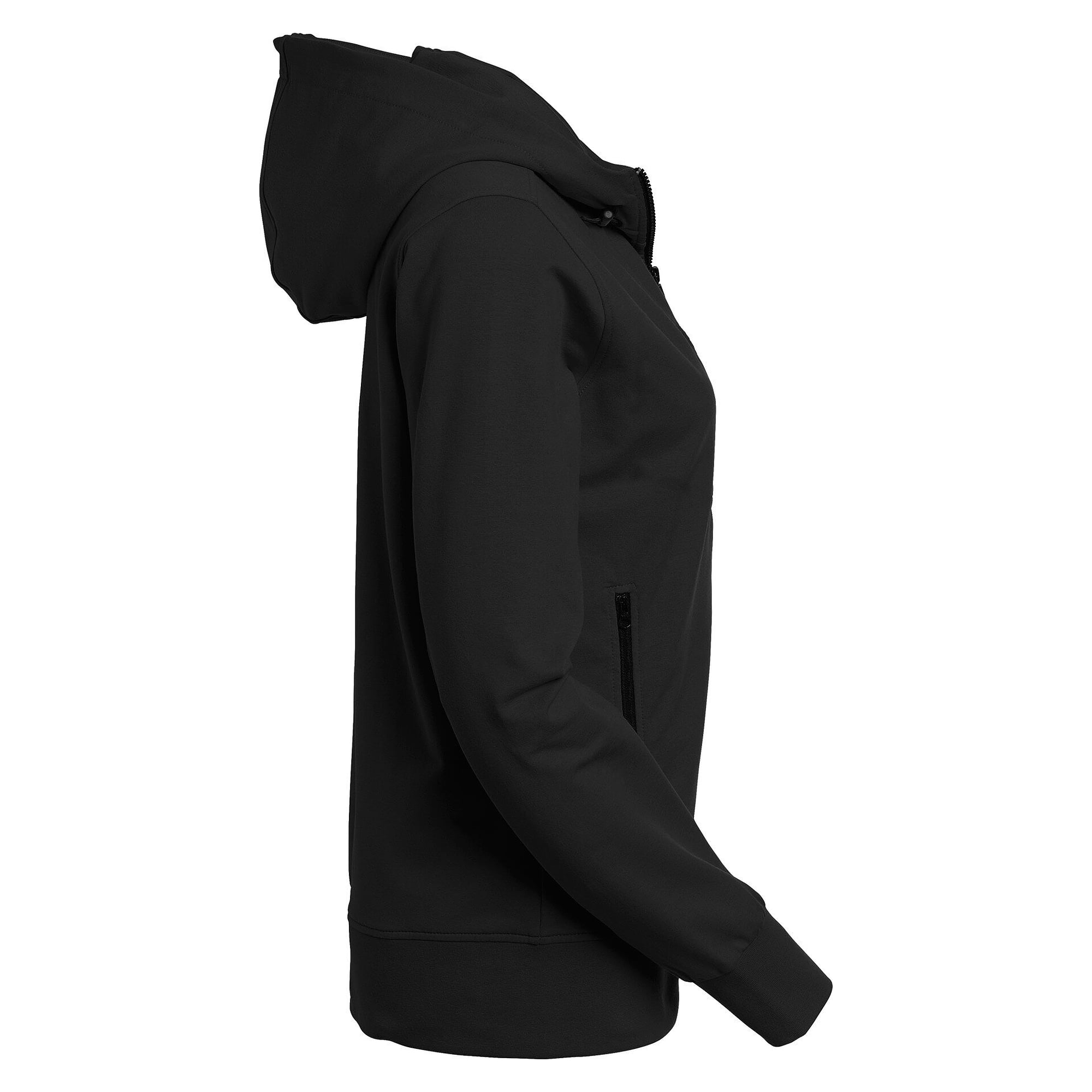 Veste sweat à capuche zippée femme Mia avec stretch, noire - South West 1000238001