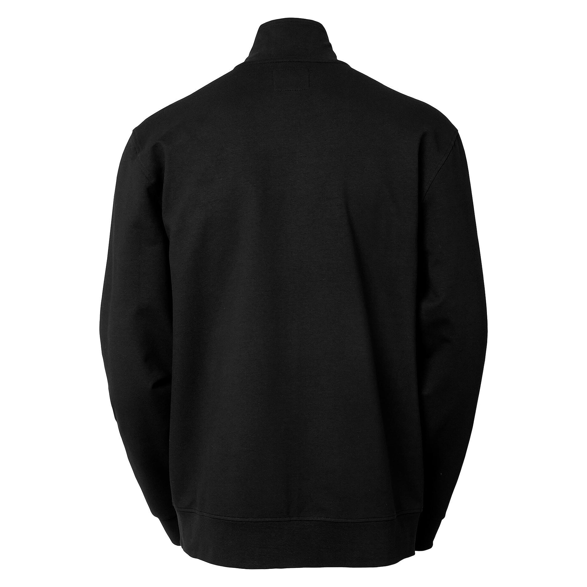 Sweatjacke Nick Herren mit Stehkragen und durchgehendem Reißverschluss, schwarz - South West 1000243001