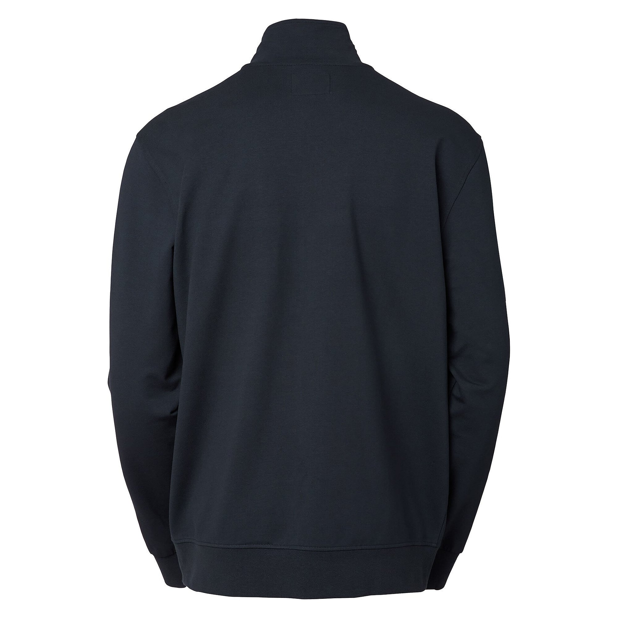 Veste sweat zippée Nick homme à col montant en coton stretch, bleu marine - South West 1000243403