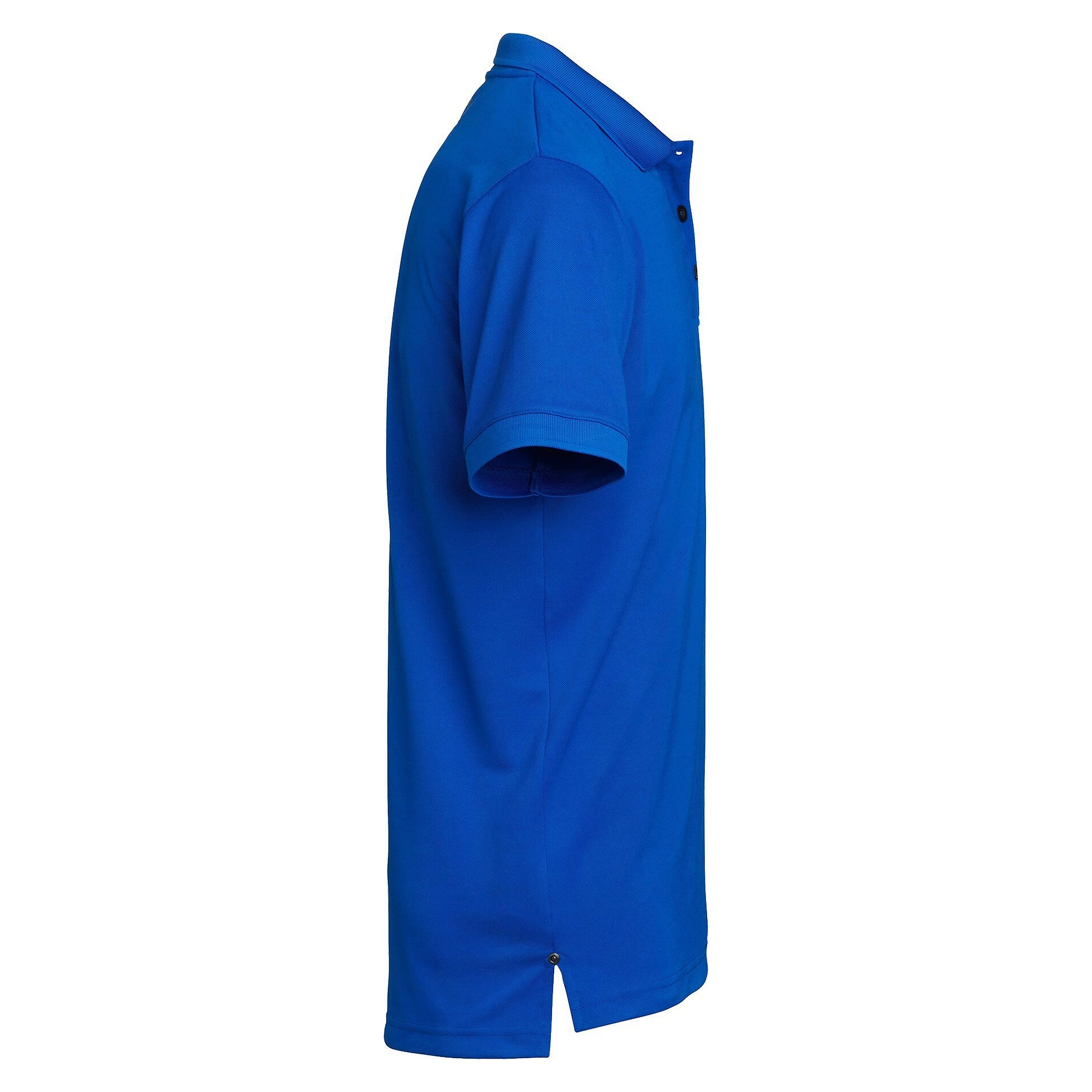 Polo piqué homme Somerton en polyester, œillets d'aération et boutons contrastés, bleu cobalt - South West 1000324436