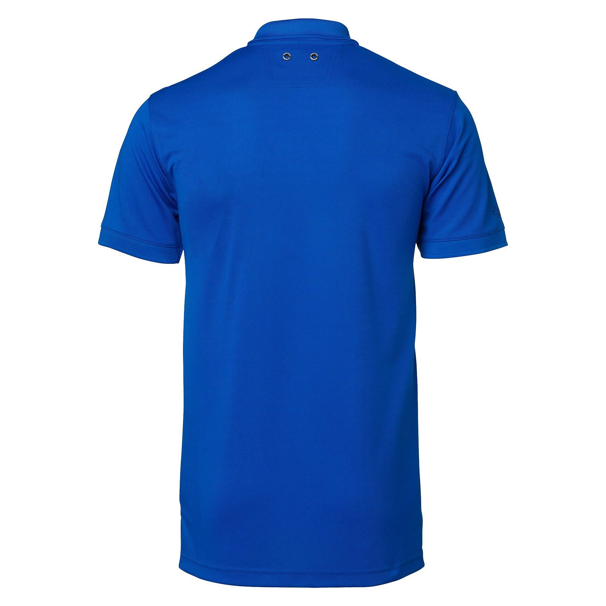 Polo piqué homme Somerton en polyester, œillets d'aération et boutons contrastés, bleu cobalt - South West 1000324436