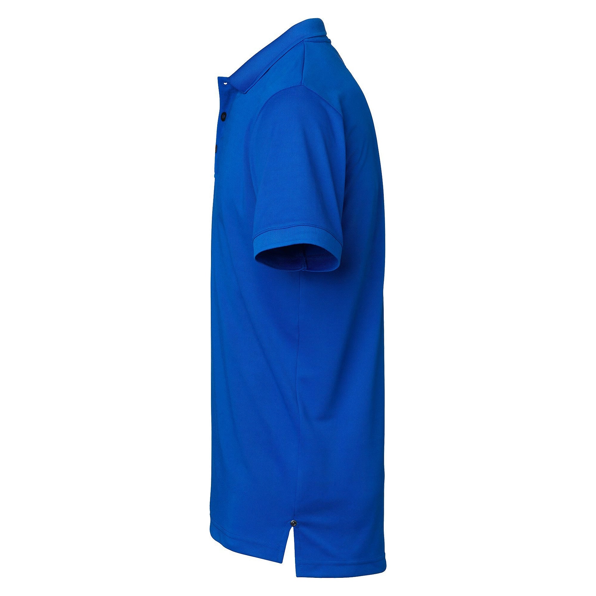 Polo piqué homme Somerton en polyester, œillets d'aération et boutons contrastés, bleu cobalt - South West 1000324436