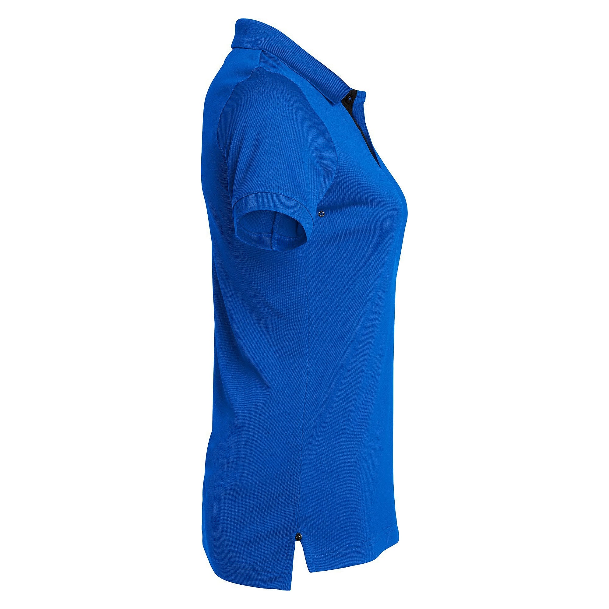 Polo piqué femme Sandy en polyester avec œillets d'aération, bleu cobalt - South West 1000325436