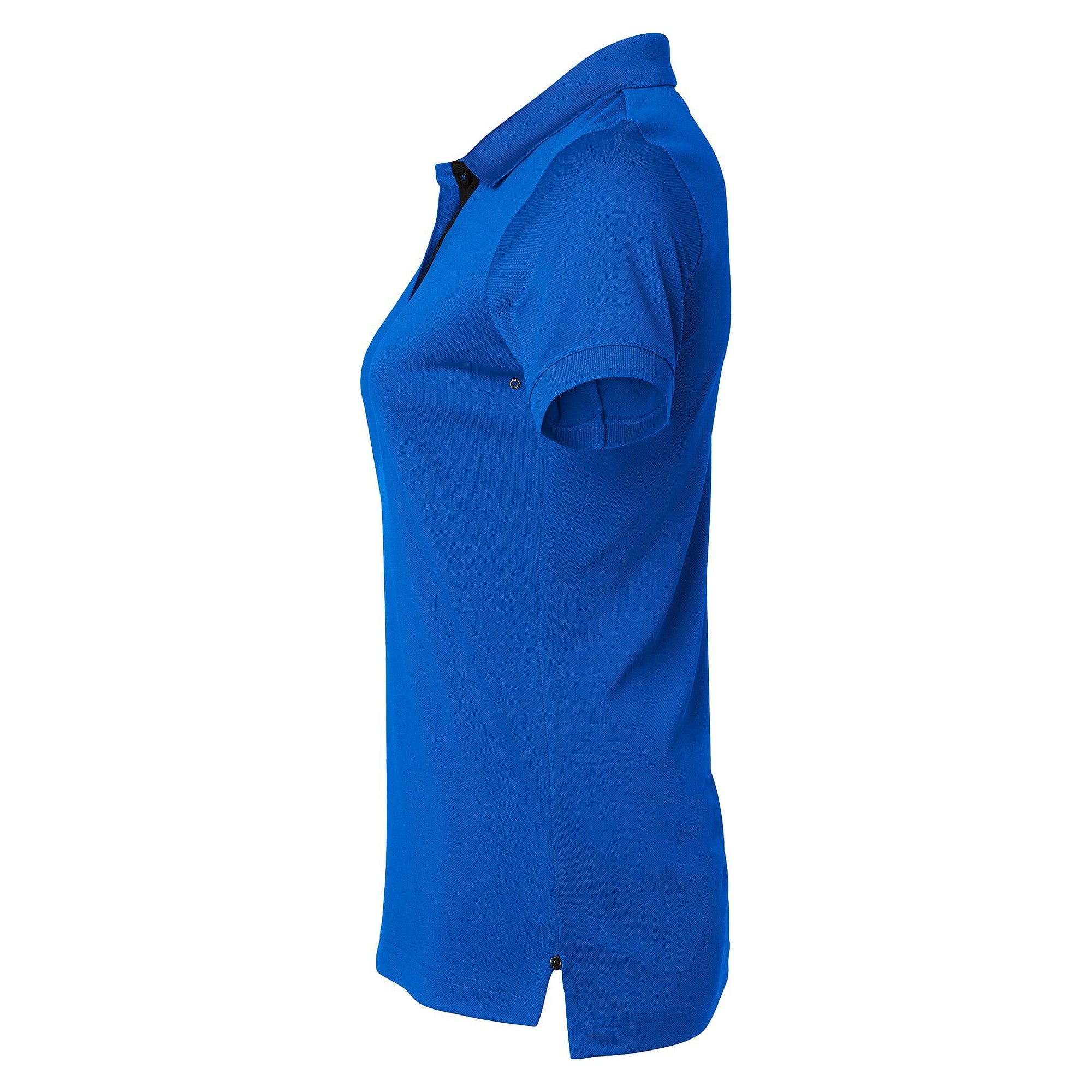 Polo piqué femme Sandy en polyester avec œillets d'aération, bleu cobalt - South West 1000325436