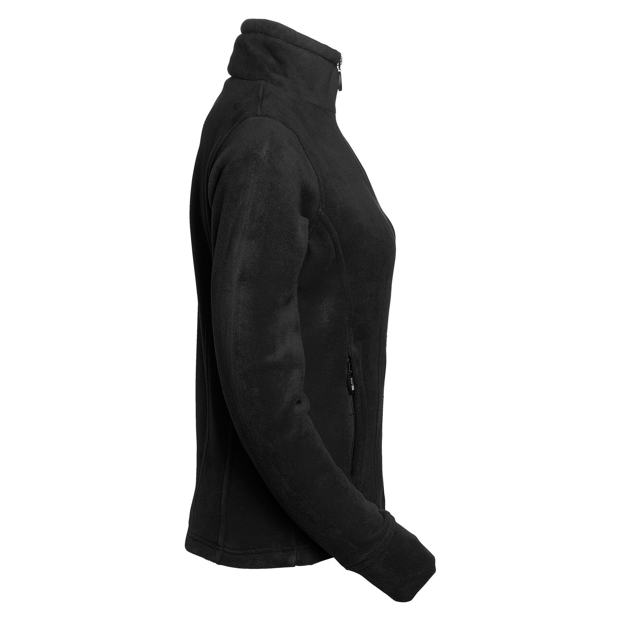 Veste polaire femme Regina anti-boulochage avec deux poches zippées, noir - South West 1000327001