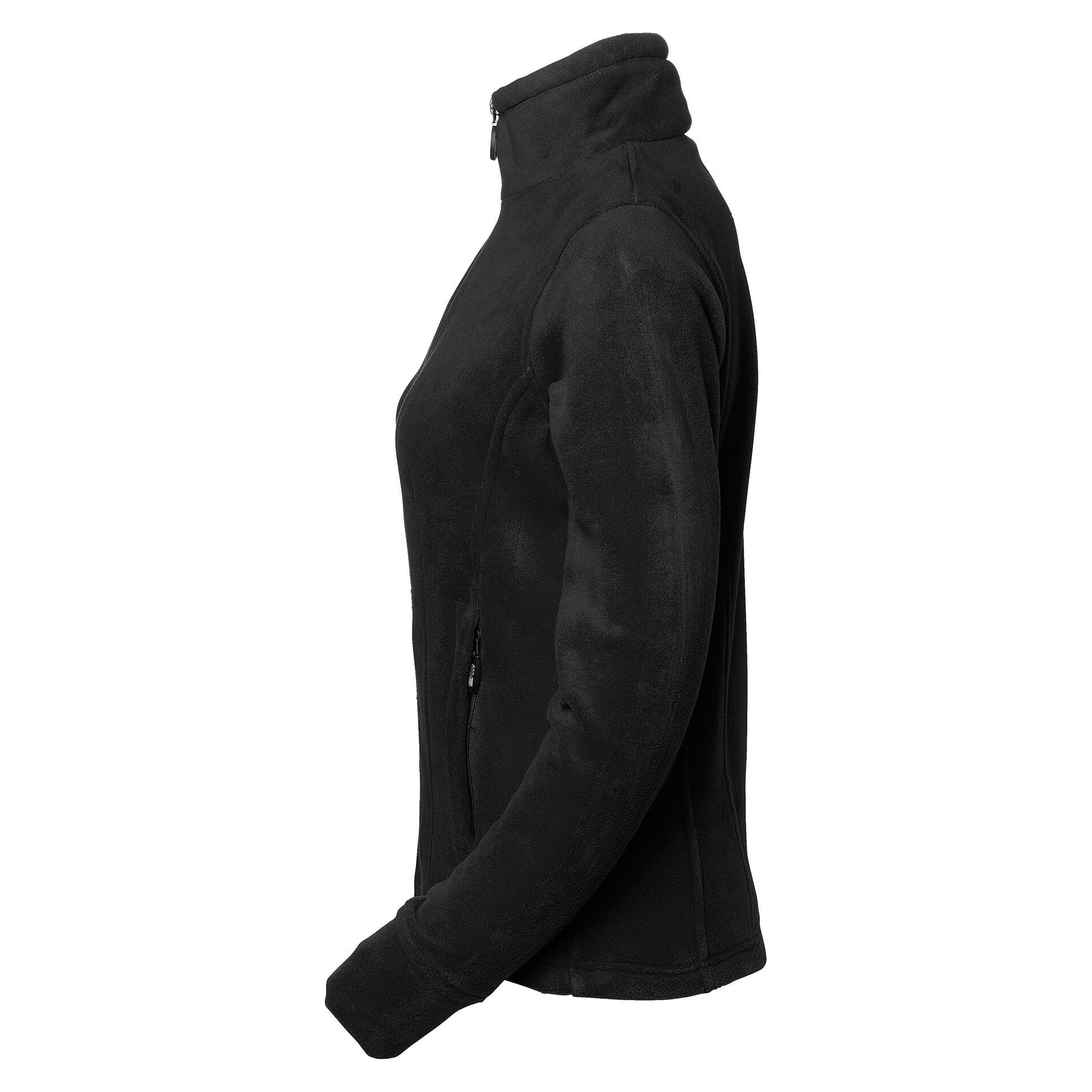 Veste polaire femme Regina anti-boulochage avec deux poches zippées, noir - South West 1000327001