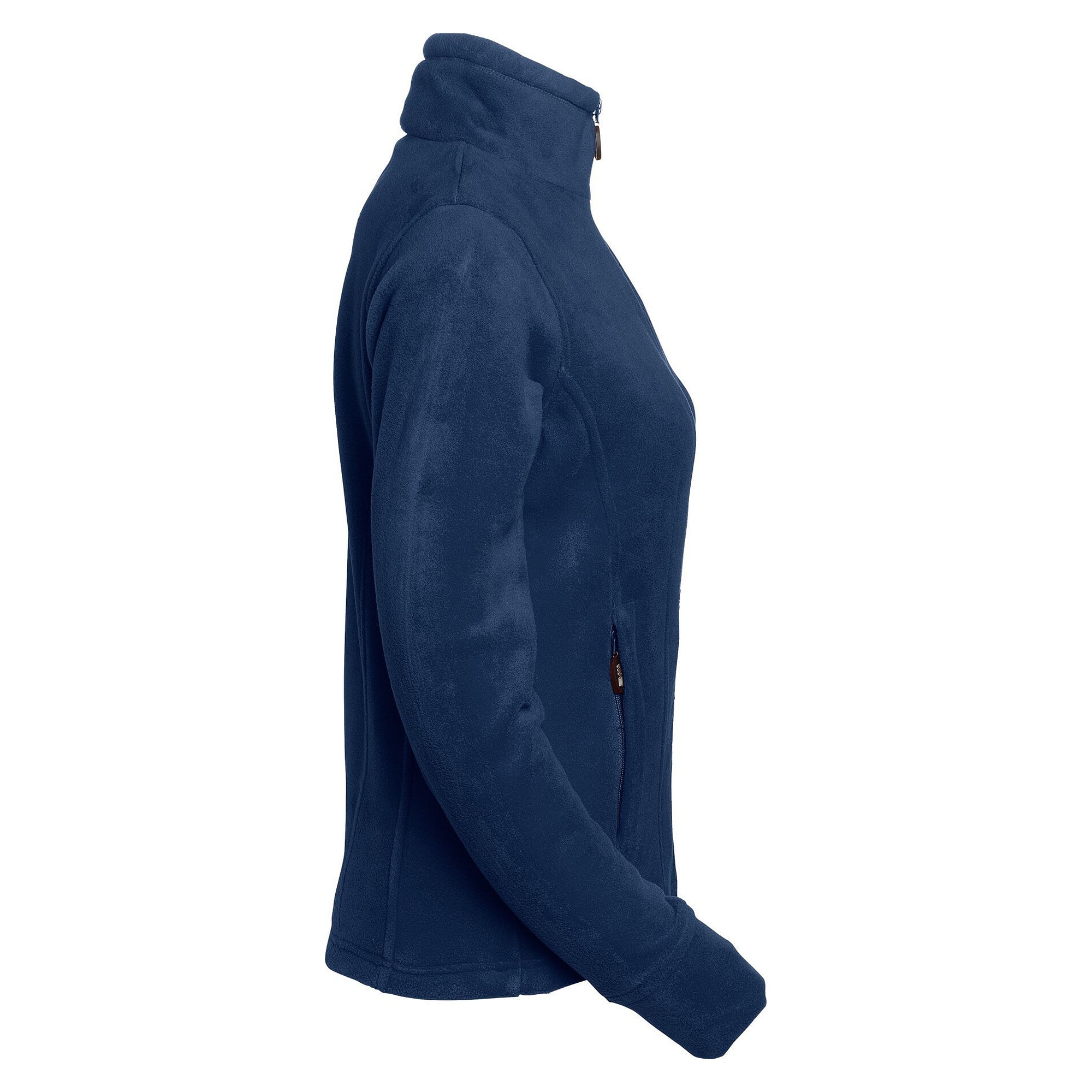 Veste polaire femme Regina anti-boulochage avec deux poches zippées, bleu marine - South West 1000327403