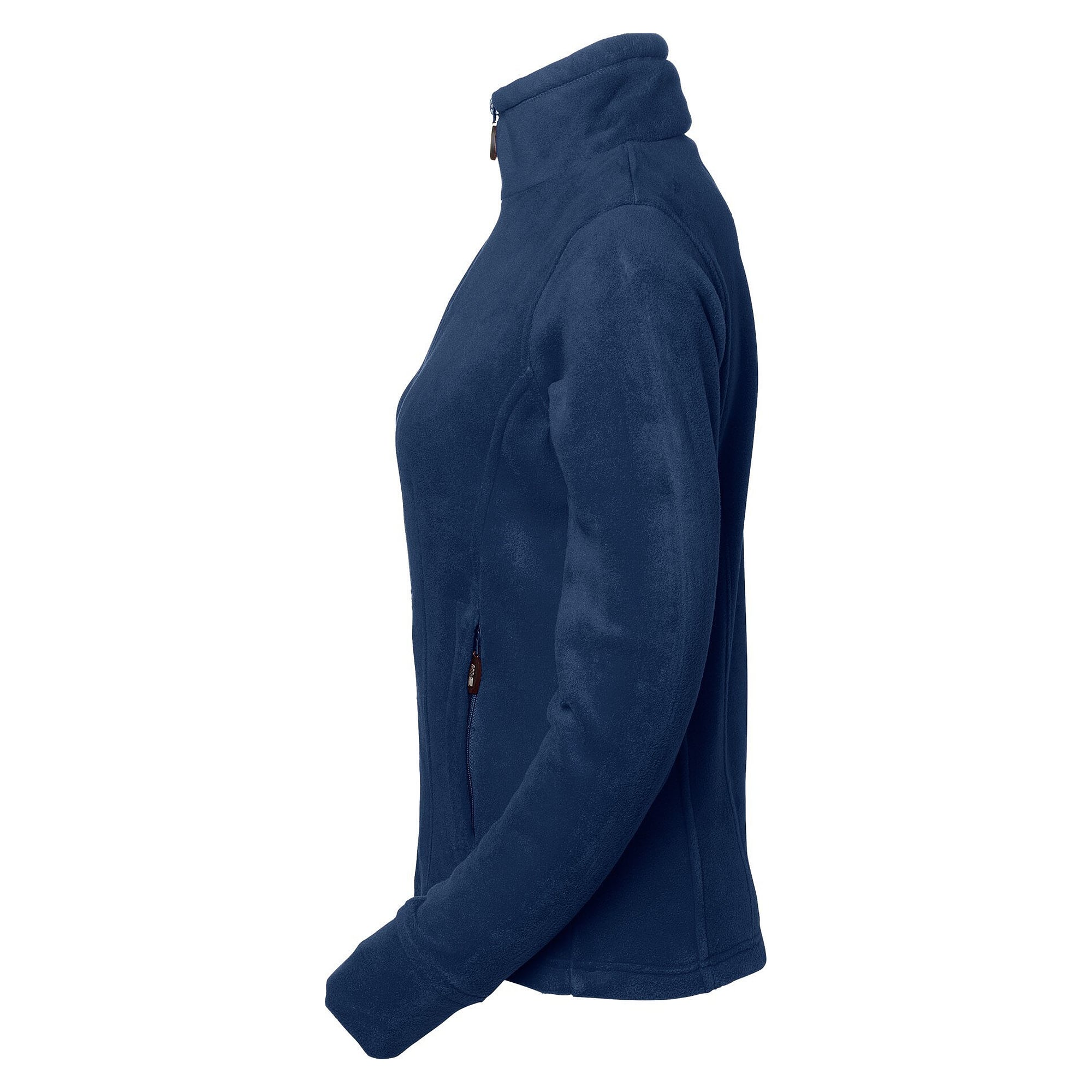 Veste polaire femme Regina anti-boulochage avec deux poches zippées, bleu marine - South West 1000327403