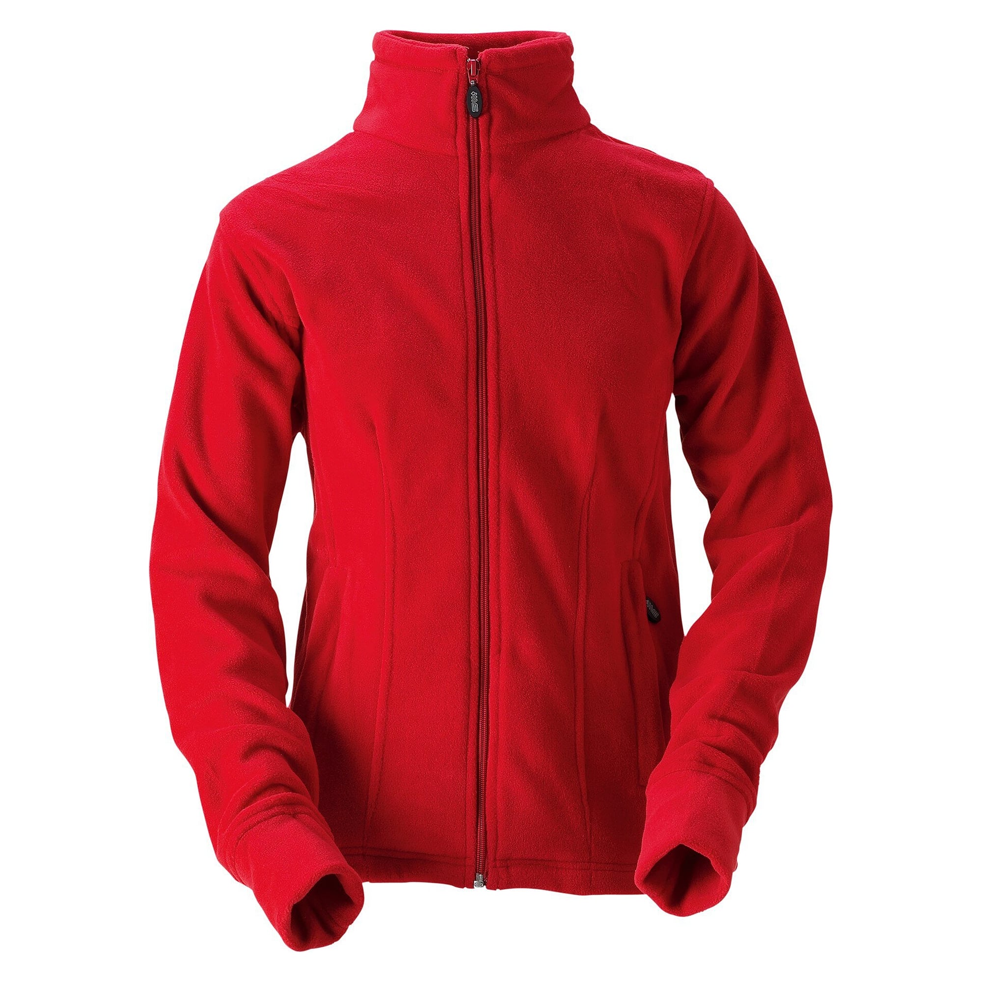 Veste polaire femme Regina anti-boulochage avec deux poches zippées, rouge - South West 1000327607