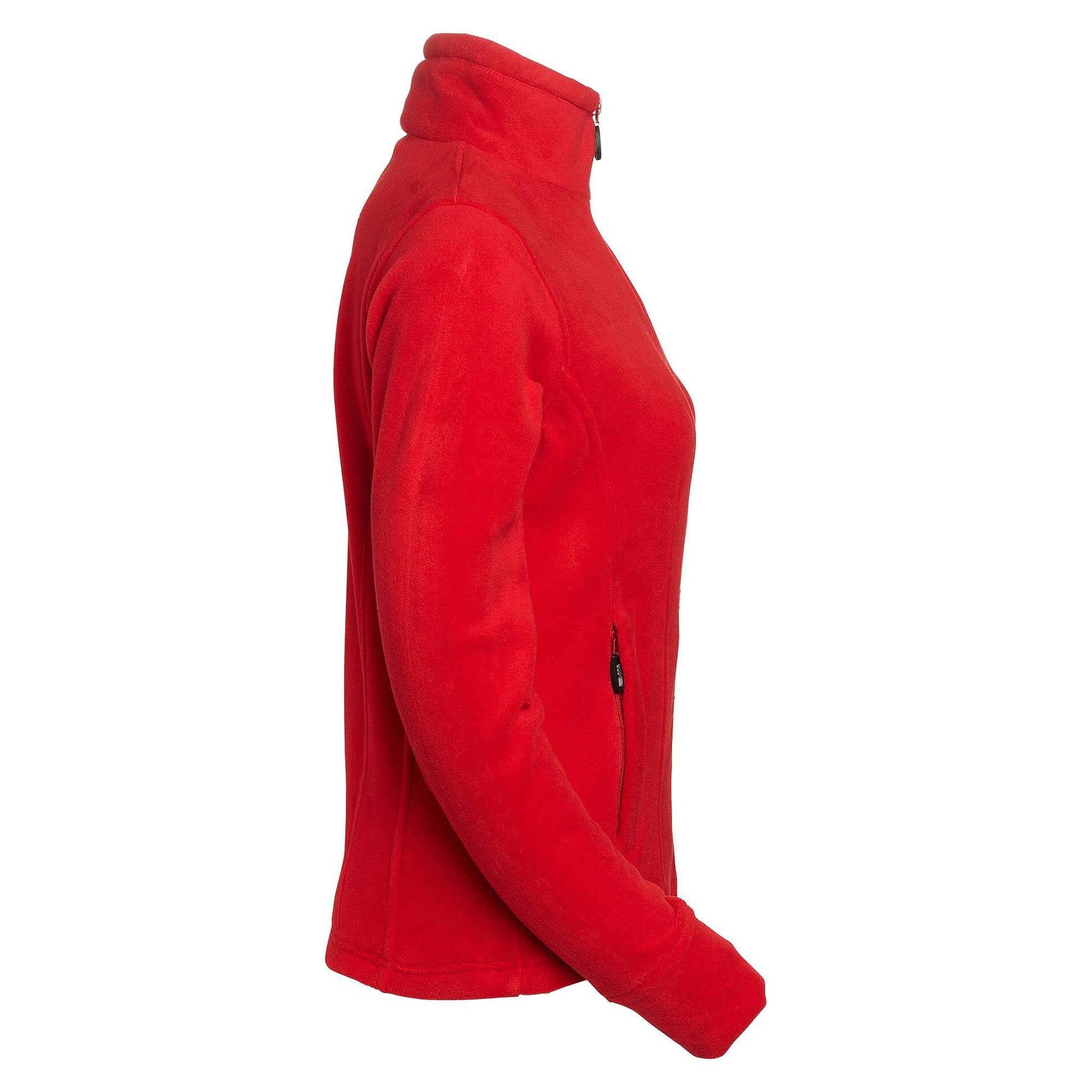 Veste polaire femme Regina anti-boulochage avec deux poches zippées, rouge - South West 1000327607