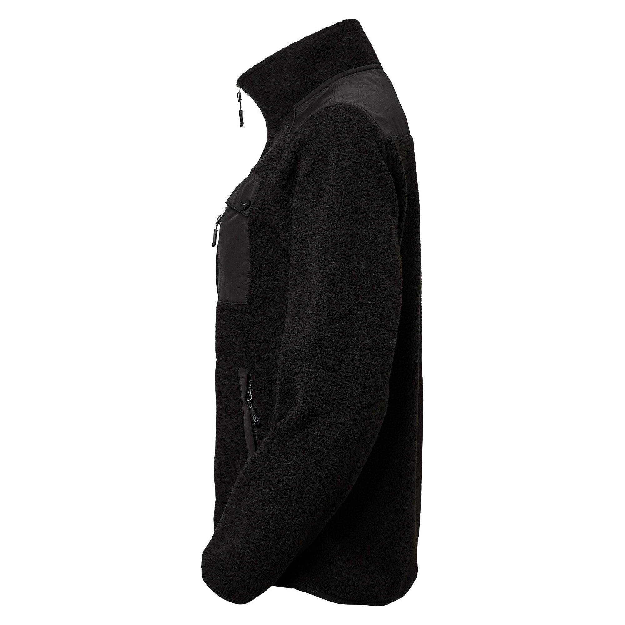 Veste polaire sherpa Polly pour femme en matière recyclée, noir - South West 1000333001