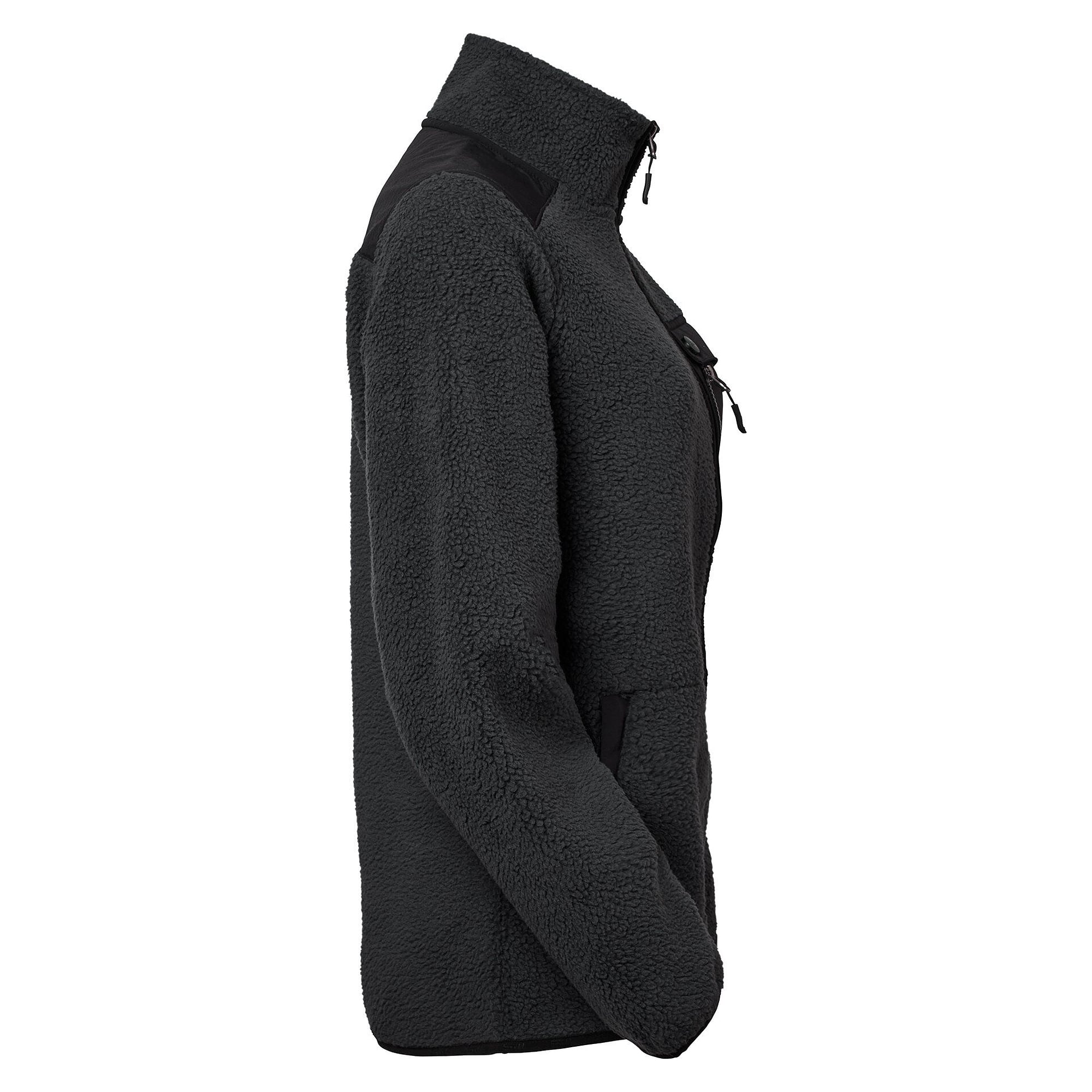 Veste polaire sherpa Polly pour femme en matière recyclée, gris foncé - South West 1000333021
