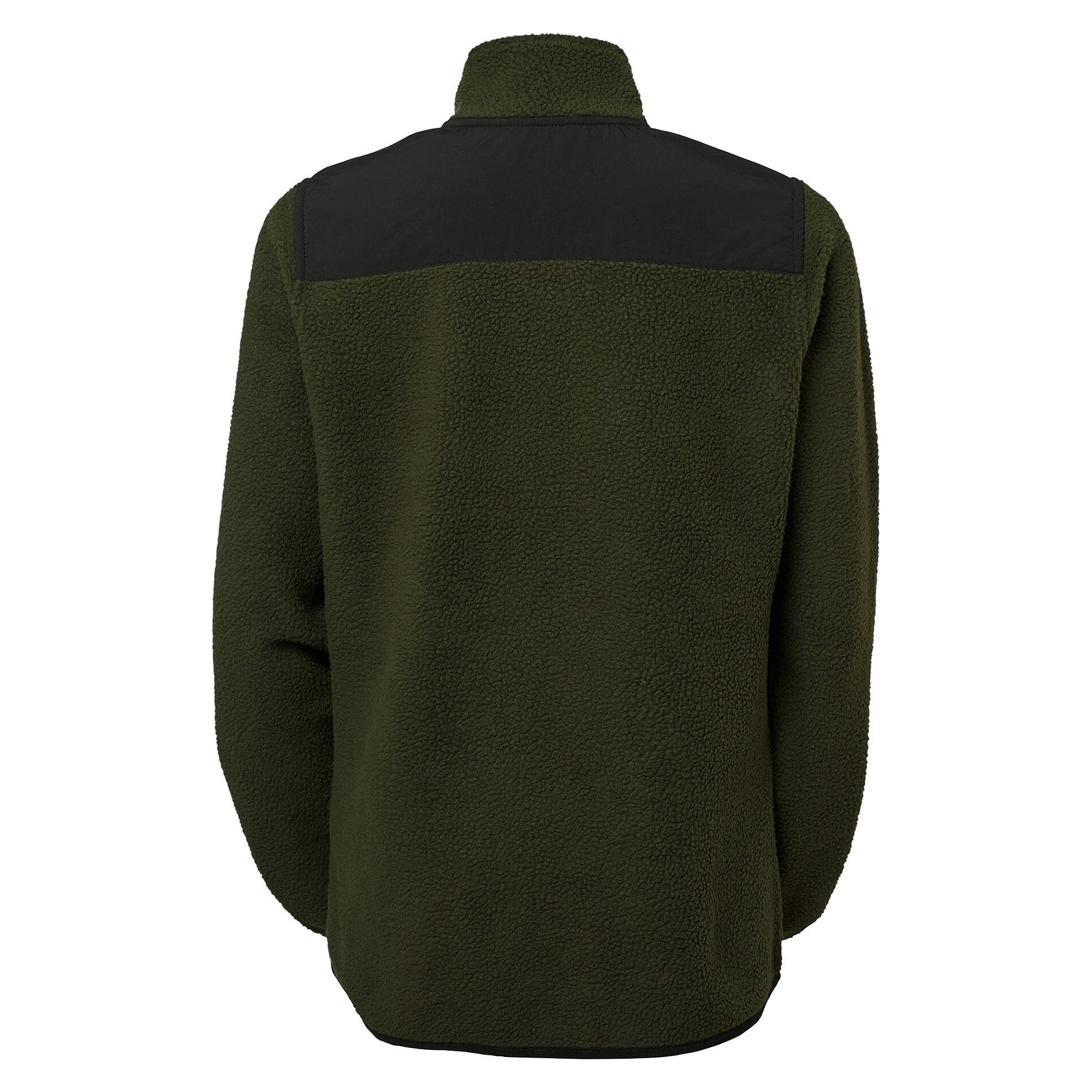 Veste polaire sherpa Polly pour femme en matière recyclée, olive foncé - South West 1000333303