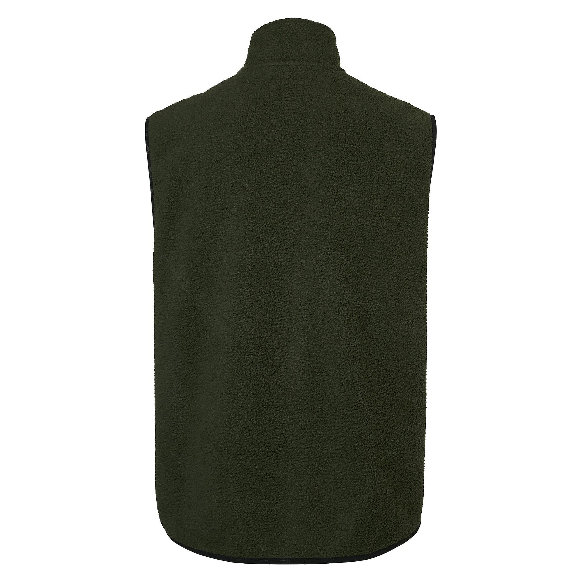 Fleeceweste Seth für Herren aus recyceltem Polyester und Nylon, dunkeloliv - South West 1000334303