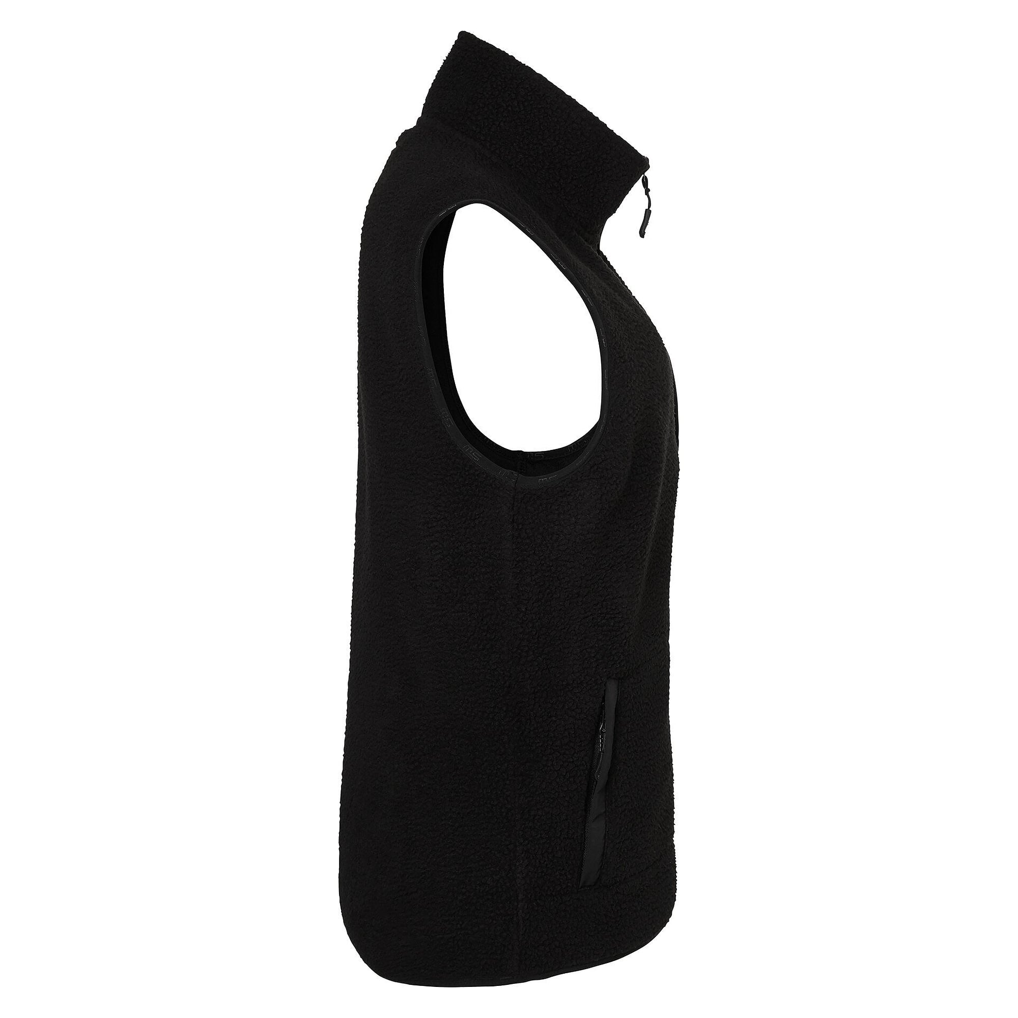 Damen-Fleeceweste Saga aus recyceltem Polyester und Nylon, schwarz - South West 1000335001