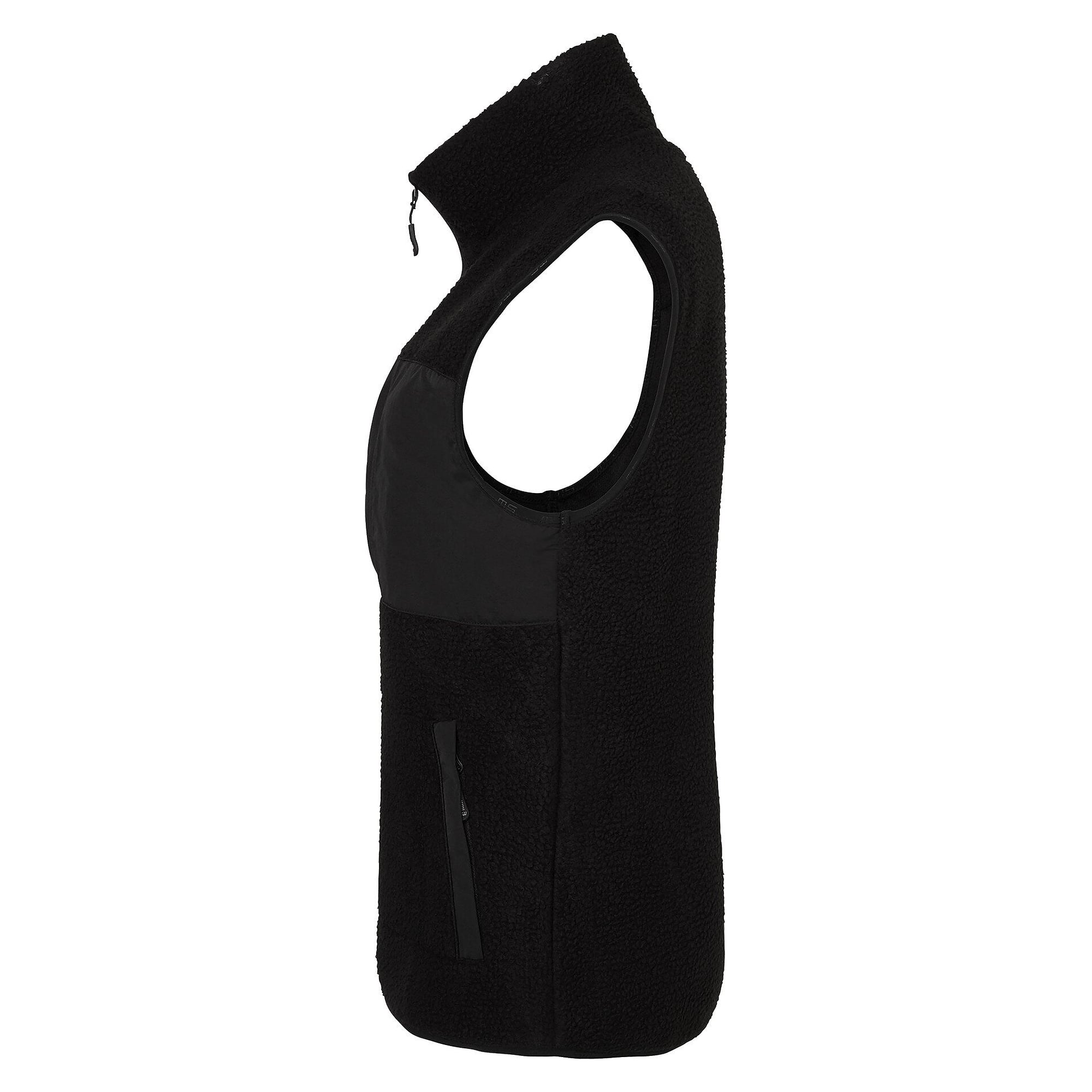 Damen-Fleeceweste Saga aus recyceltem Polyester und Nylon, schwarz - South West 1000335001