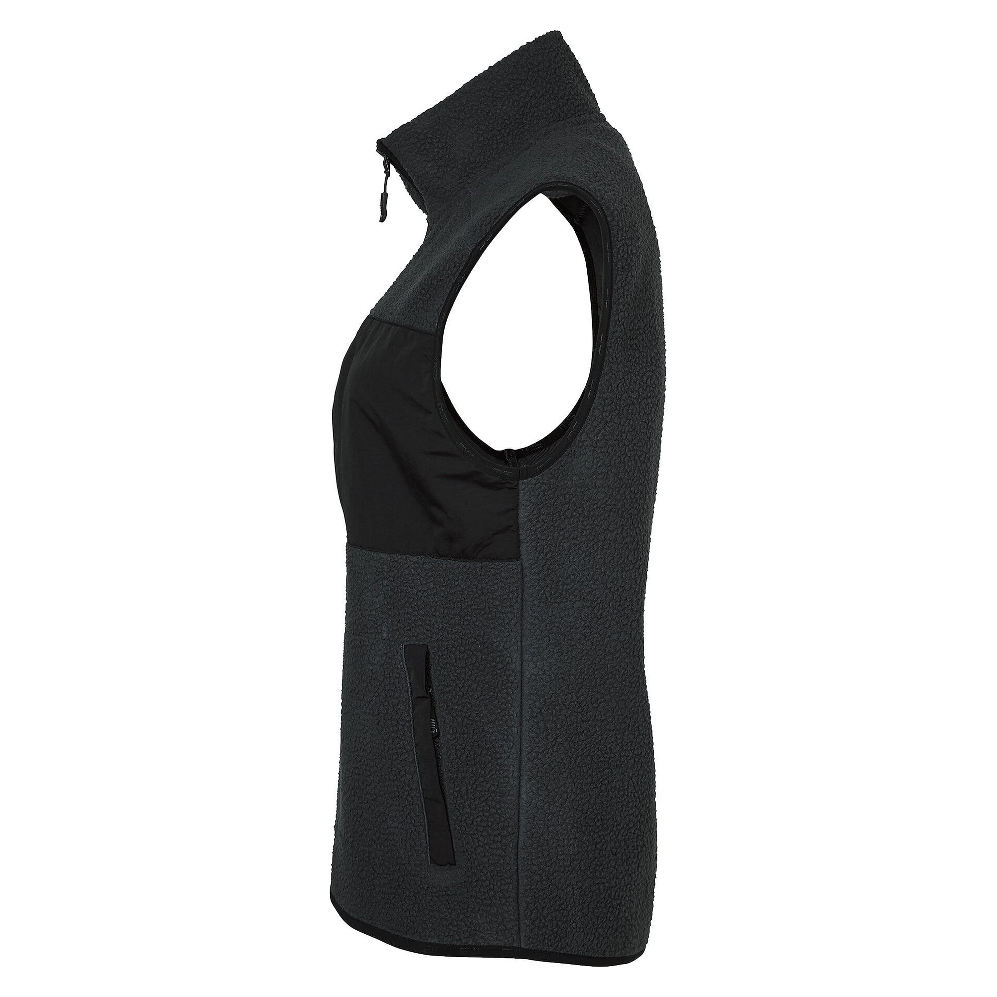 Damen-Fleeceweste Saga aus recyceltem Polyester und Nylon, dunkelgrau - South West 1000335021