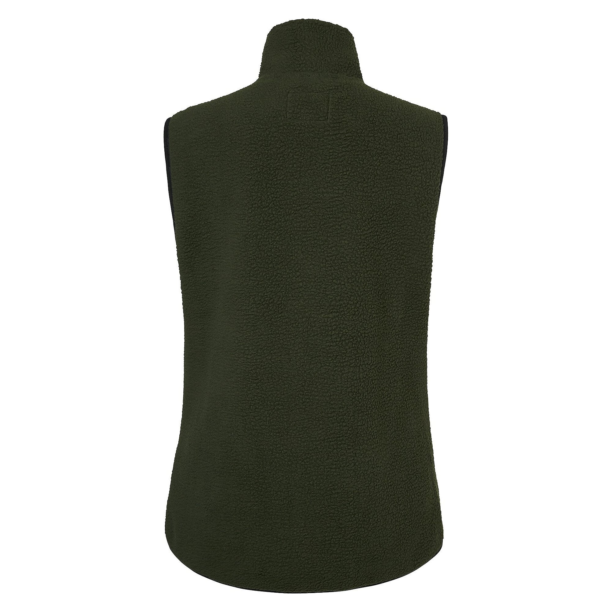 Damen-Fleeceweste Saga aus recyceltem Polyester und Nylon, dunkeloliv - South West 1000335303