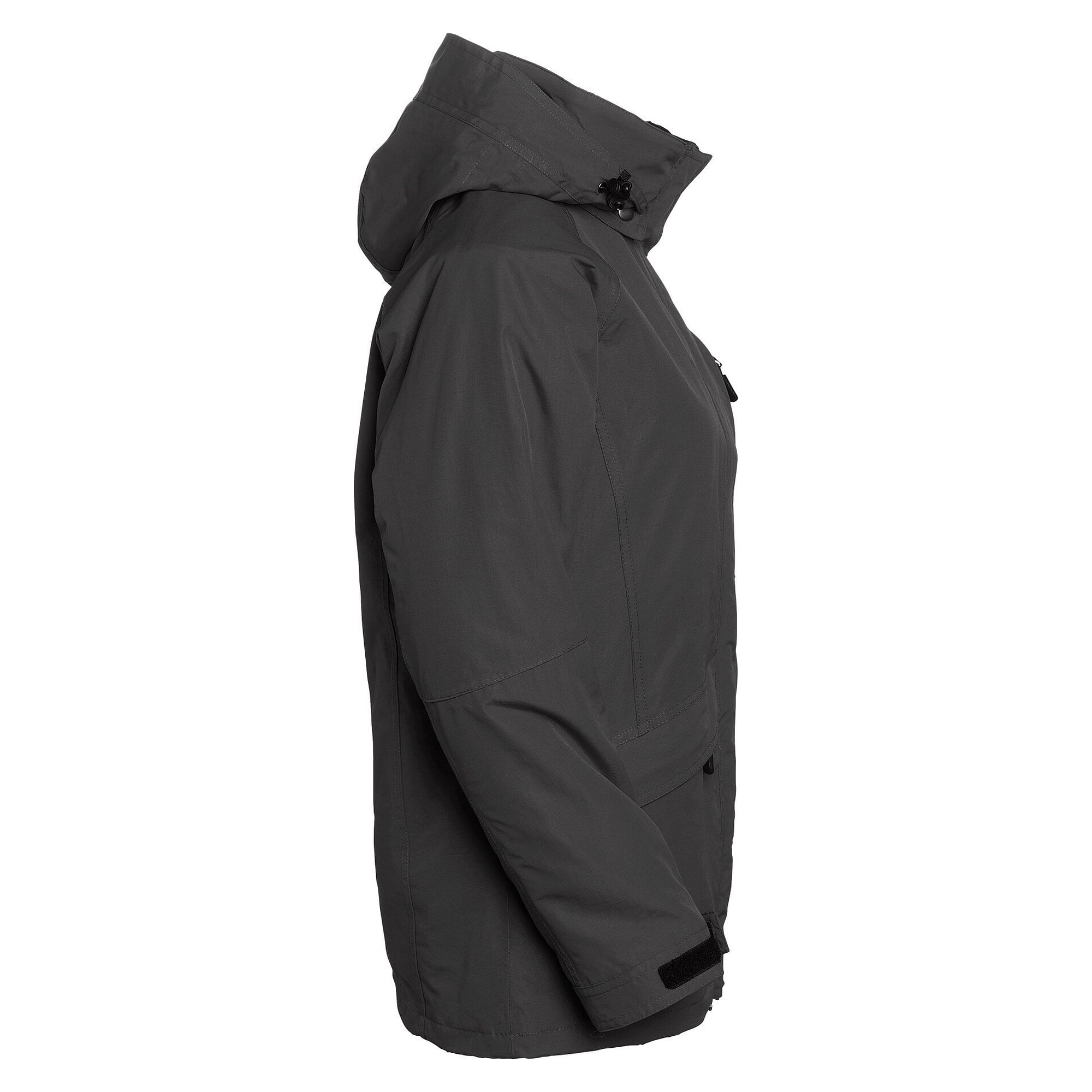 3-in-1-Damenjacke Greystone mit Mikrofleece-Innenjacke, wasserdicht 10.000 mm, schwarz - South West 1000352001