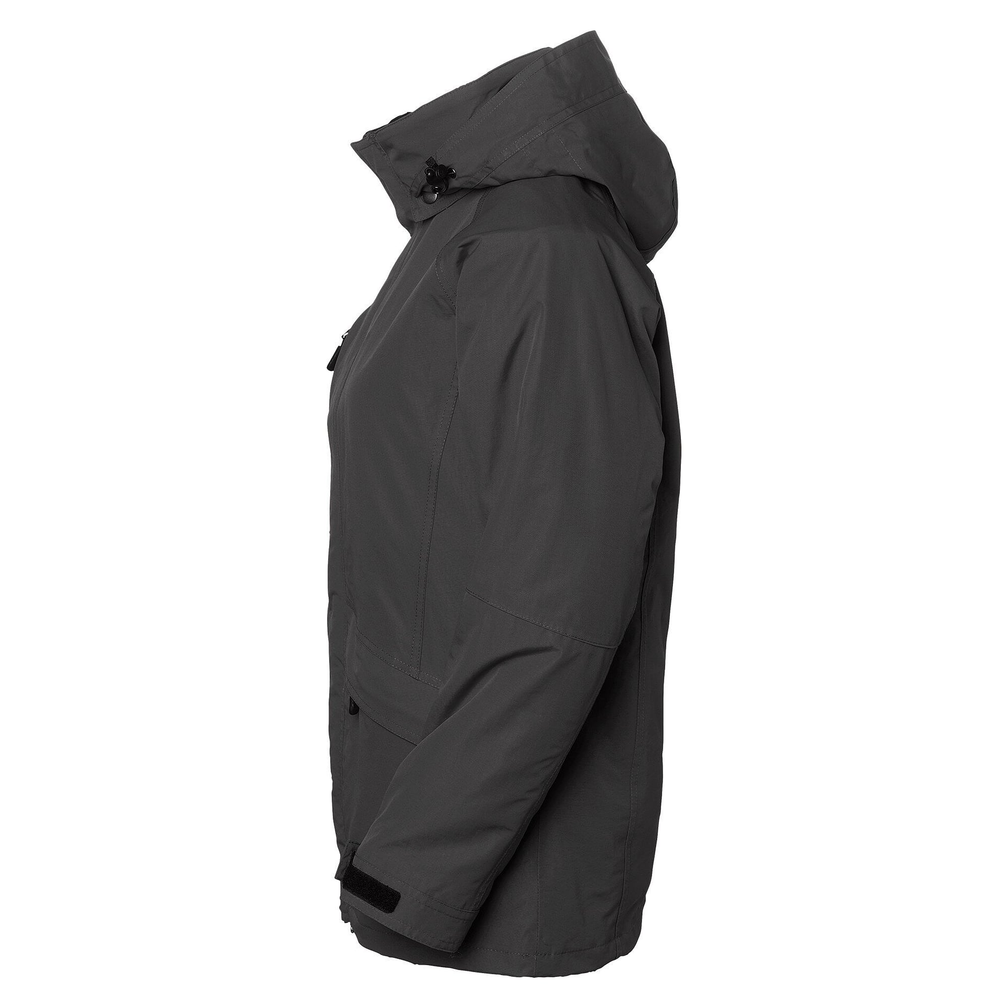 3-in-1-Damenjacke Greystone mit Mikrofleece-Innenjacke, wasserdicht 10.000 mm, schwarz - South West 1000352001