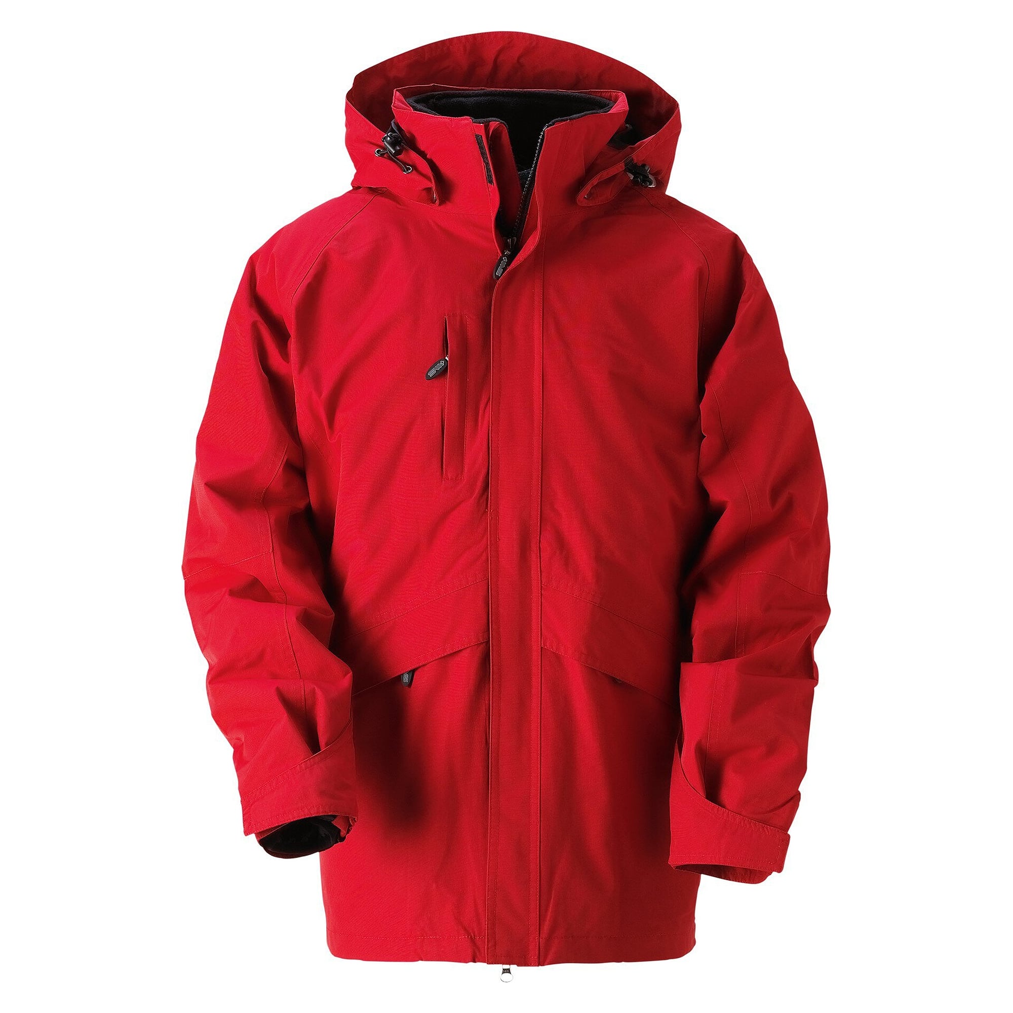 3-in-1-Damenjacke Greystone mit Mikrofleece-Innenjacke, wasserdicht 10.000 mm, rot - South West 1000352607