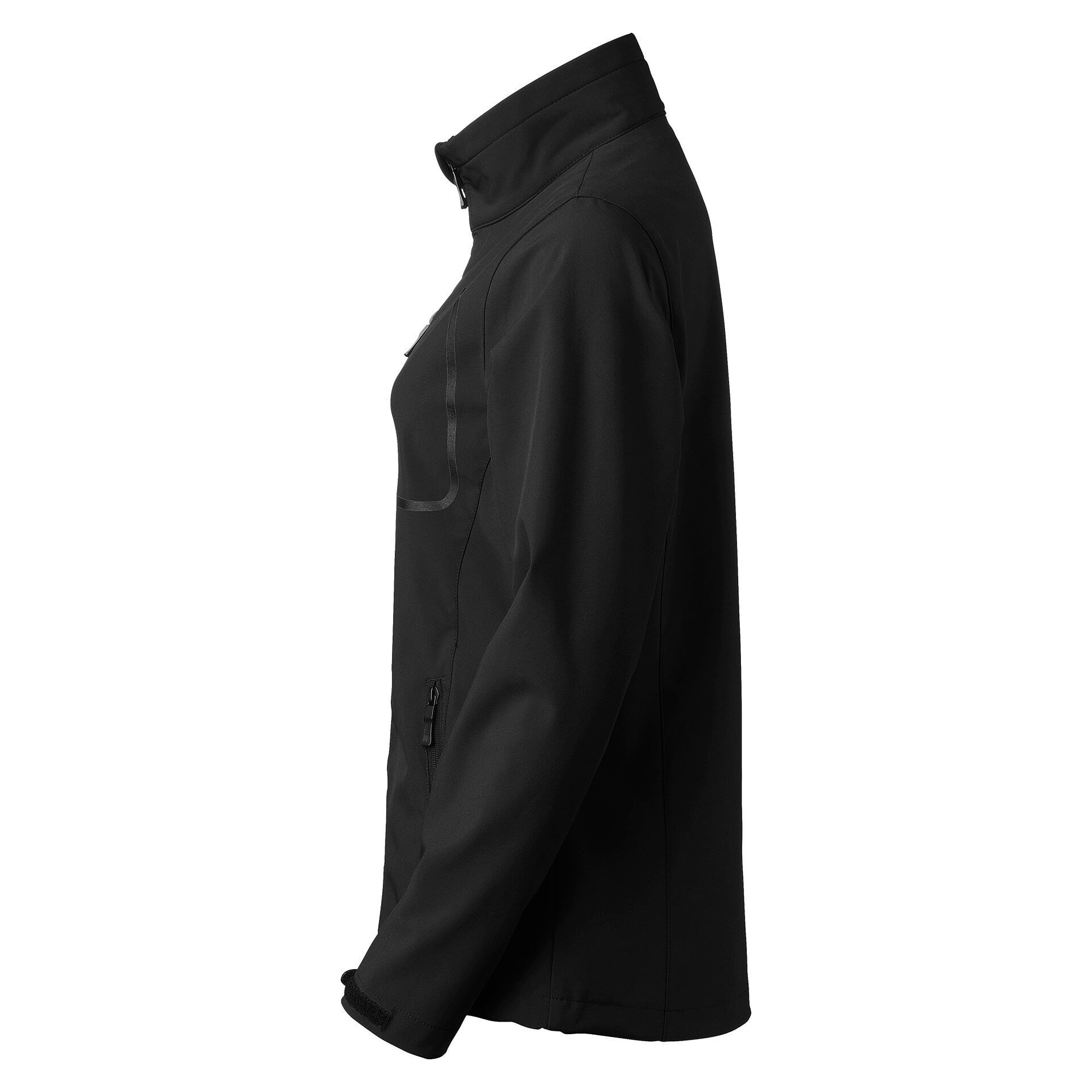 Damen-Softshelljacke Victoria mit TPU-Membran, wasser- und windabweisend, schwarz - South West 1000354001