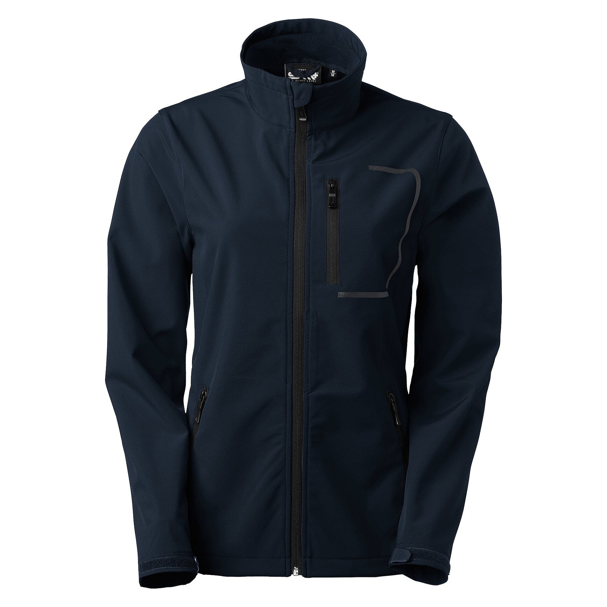 Veste softshell femme Victoria avec membrane TPU, déperlante et coupe-vent, bleu marine - South West 1000354403