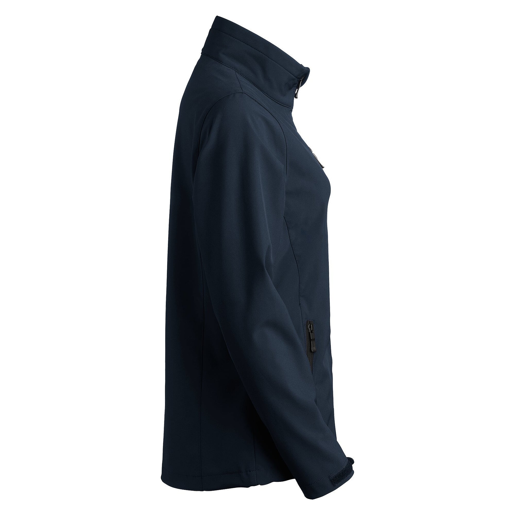 Veste softshell femme Victoria avec membrane TPU, déperlante et coupe-vent, bleu marine - South West 1000354403