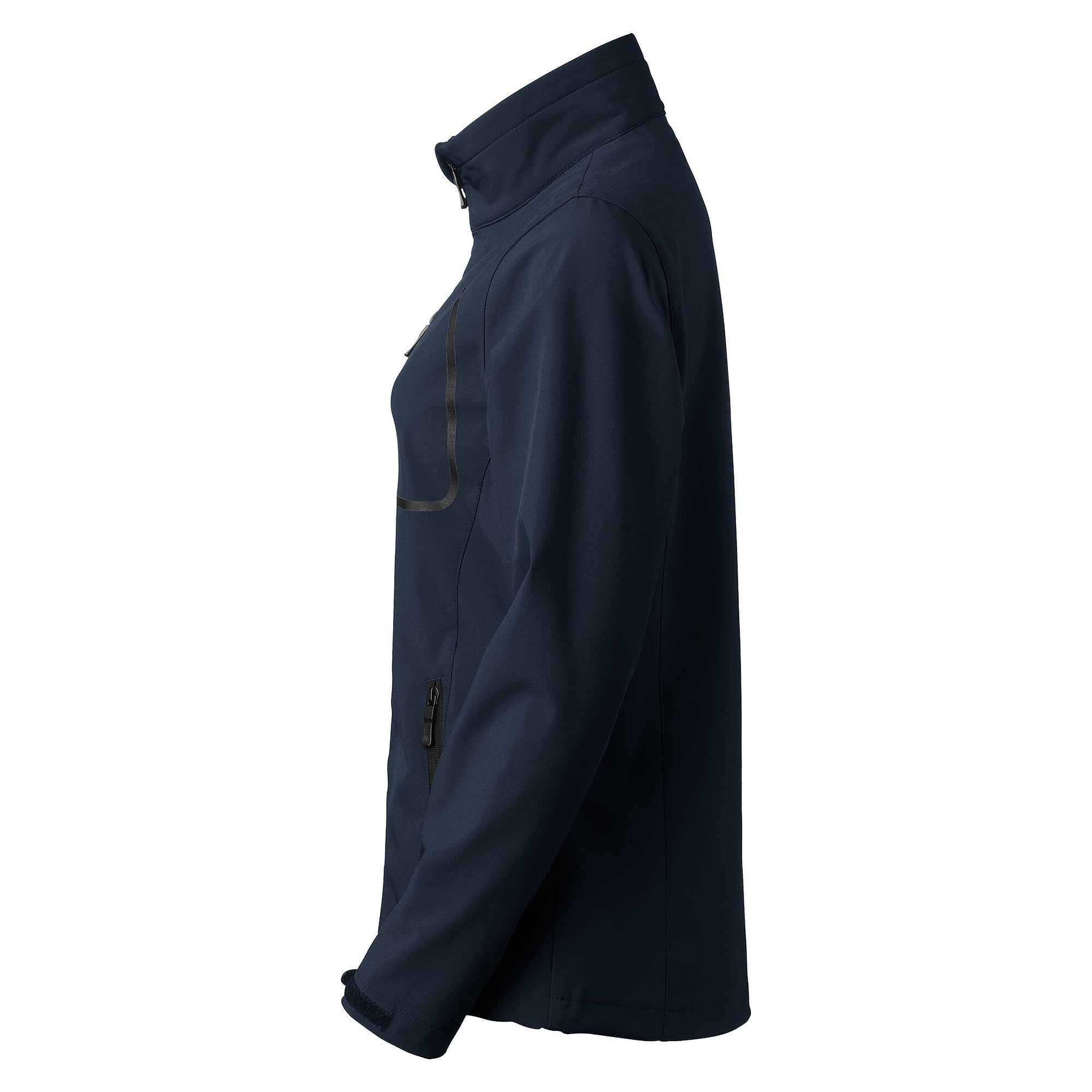 Veste softshell femme Victoria avec membrane TPU, déperlante et coupe-vent, bleu marine - South West 1000354403