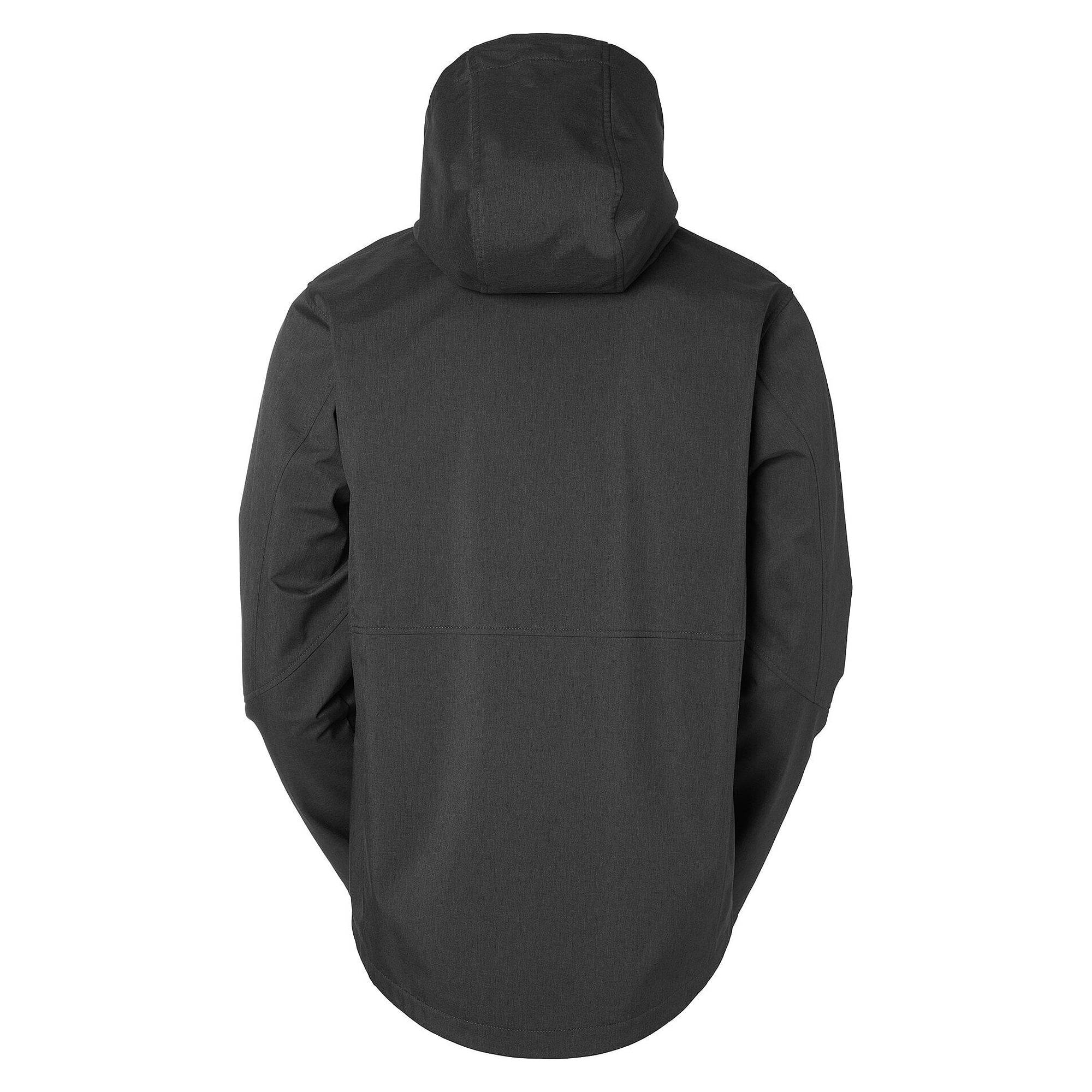 Softshelljacke Jack für Herren mit Kapuze, winddicht, wasserabweisend 3.000 mm, dunkelgrau - South West 1000355021