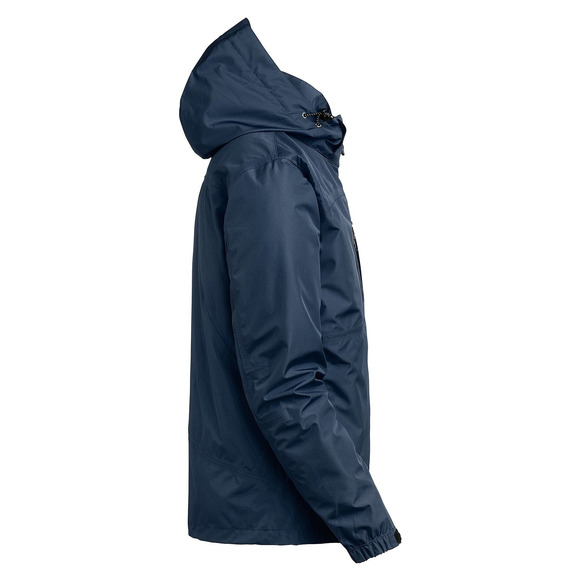 Veste shell homme Ames, coupe-vent et imperméable, ripstop, 10 000 mm, capuche amovible, bleu marine - South West 1000356403