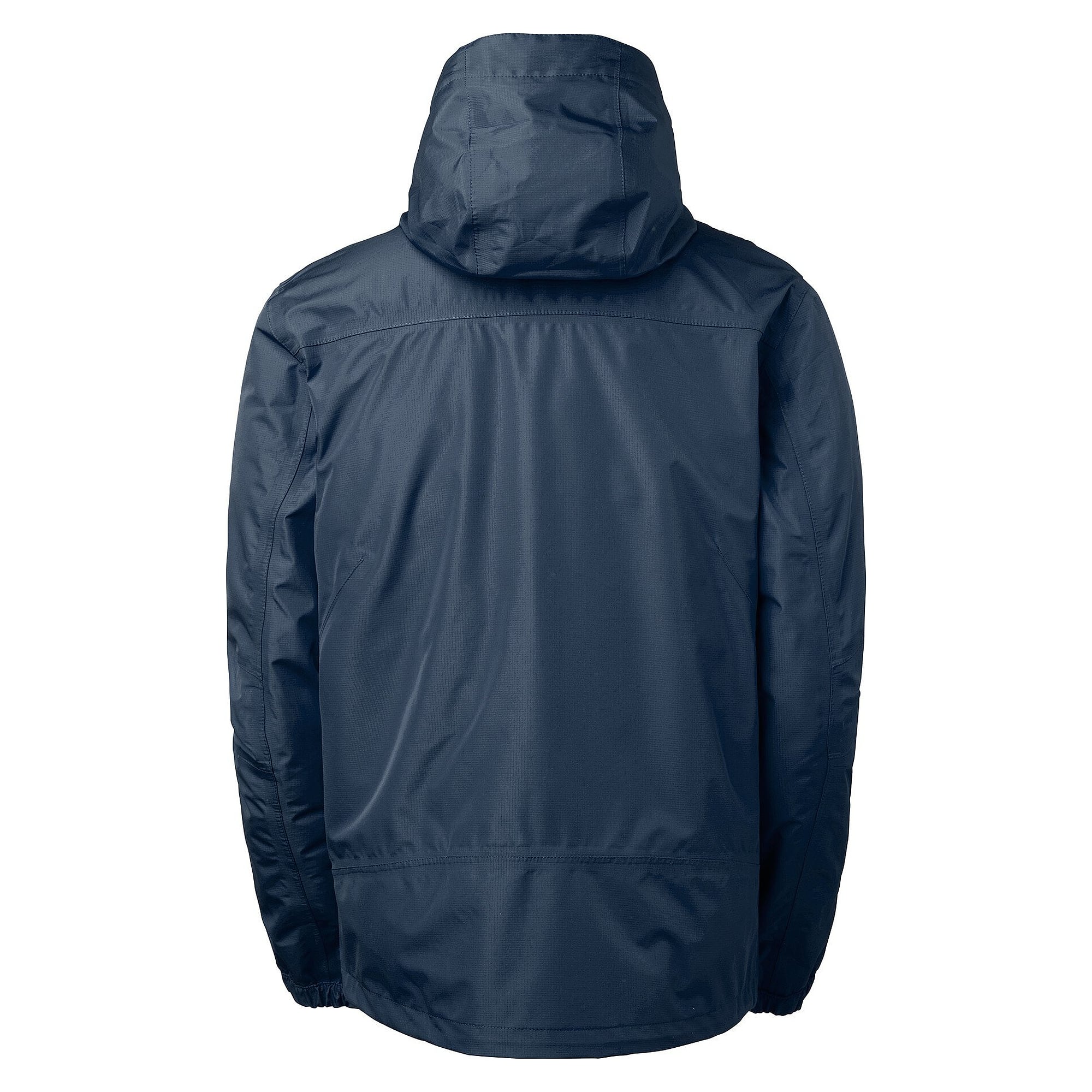 Veste shell homme Ames, coupe-vent et imperméable, ripstop, 10 000 mm, capuche amovible, bleu marine - South West 1000356403