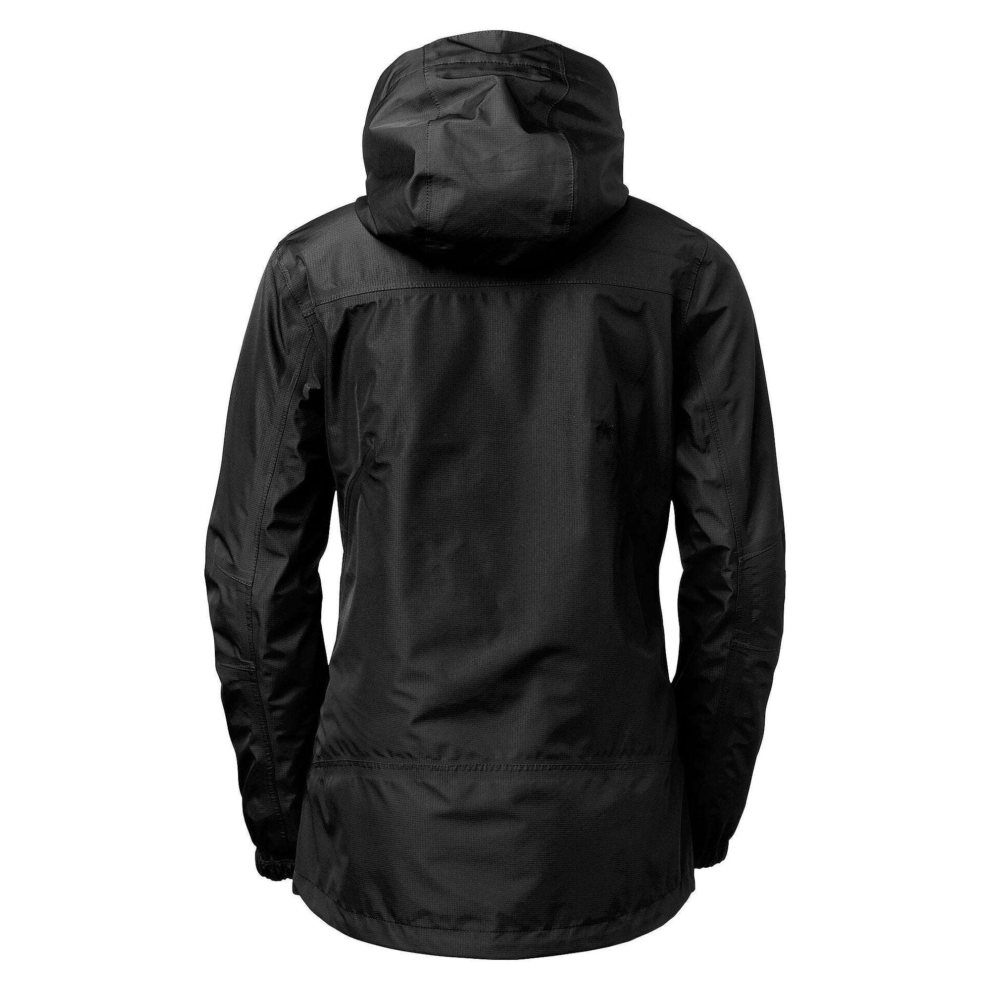 Damen-Shelljacke Alma, wind- und wasserdicht, Ripstop, 10.000 mm, abnehmbare Kapuze, schwarz - South West 1000357001