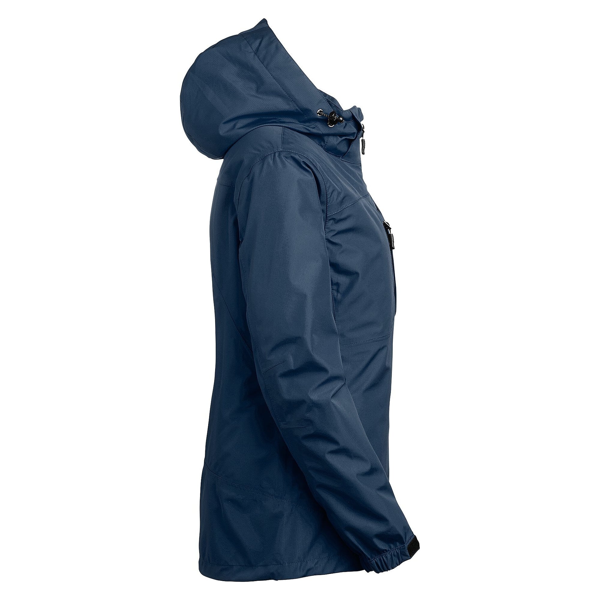 Veste shell femme Alma bleu marine, coupe-vent et imperméable 10 000 mm, capuche amovible - South West 1000357403
