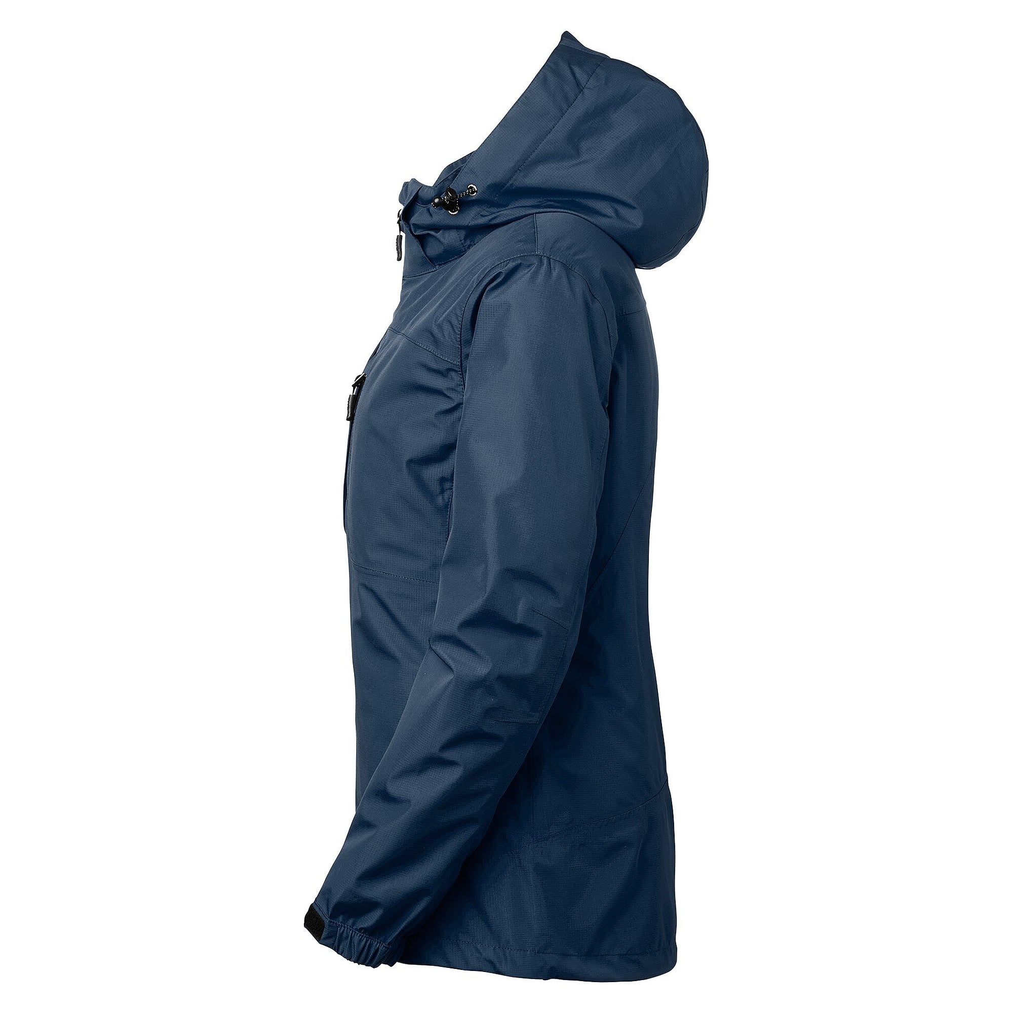 Veste shell femme Alma bleu marine, coupe-vent et imperméable 10 000 mm, capuche amovible - South West 1000357403