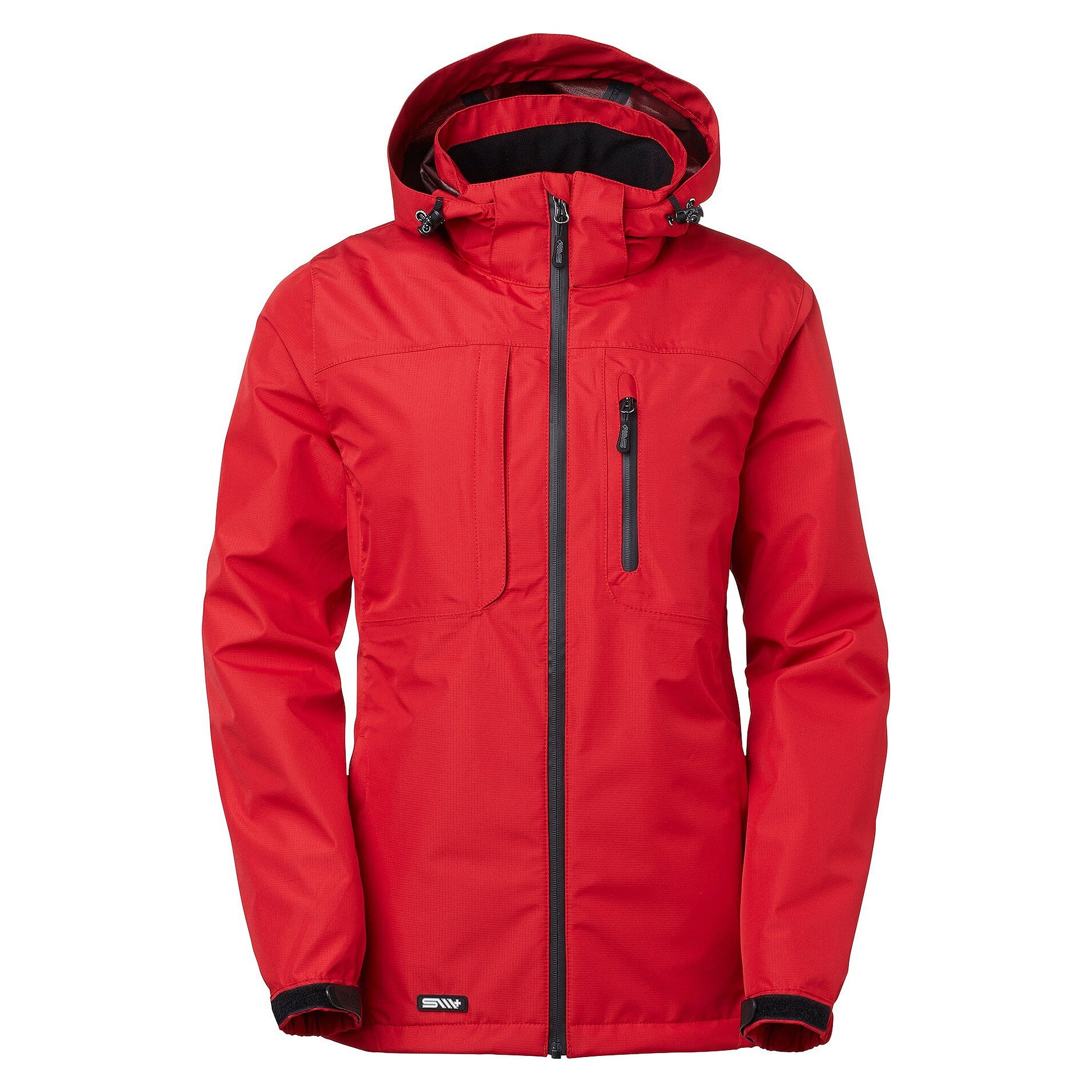 Veste shell femme Alma rouge, coupe-vent et imperméable 10 000 mm, capuche amovible - South West 1000357607
