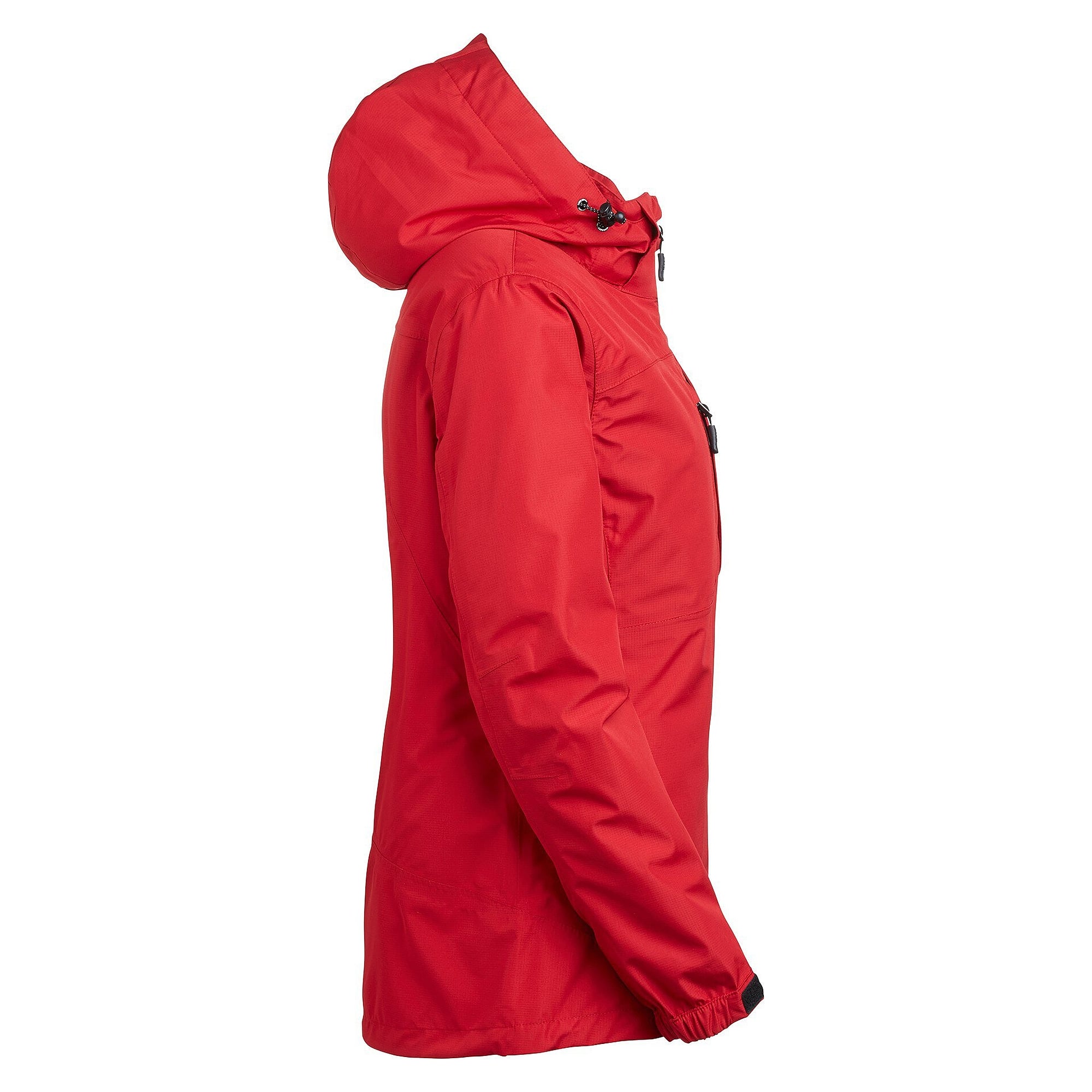Damen-Shelljacke Alma rot, wind- und wasserdicht 10.000 mm, abnehmbare Kapuze - South West 1000357607
