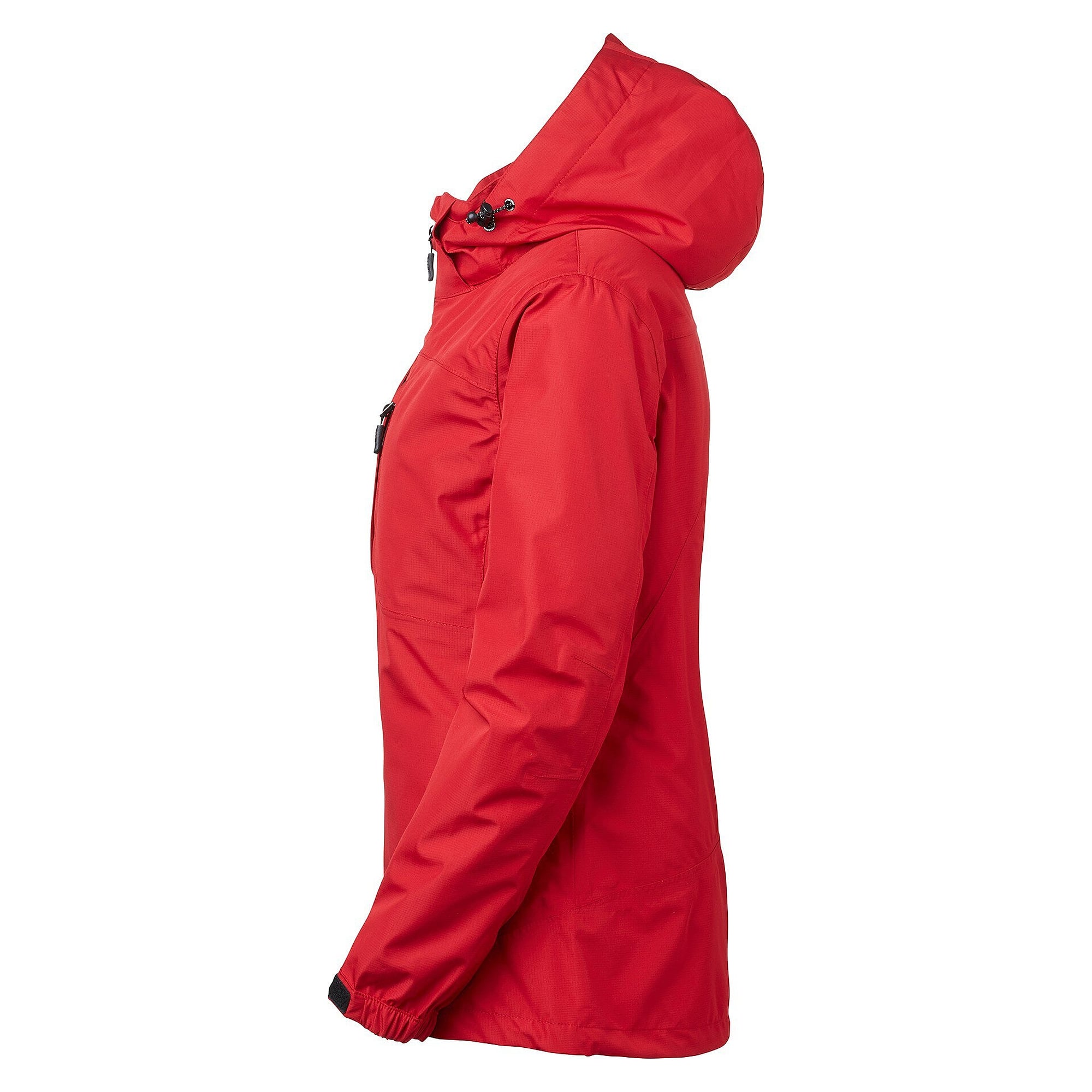 Damen-Shelljacke Alma rot, wind- und wasserdicht 10.000 mm, abnehmbare Kapuze - South West 1000357607