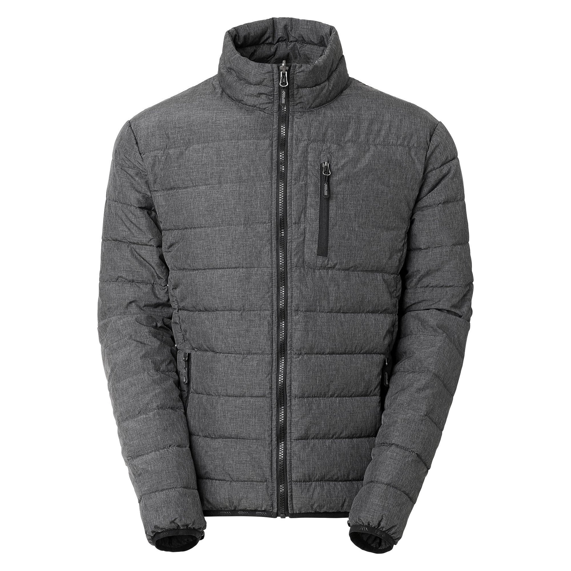 Wattierte Herrenjacke Ames mit Daunenimitat, auch als Futter für die Shelljacke, dunkelgrau - South West 1000358021