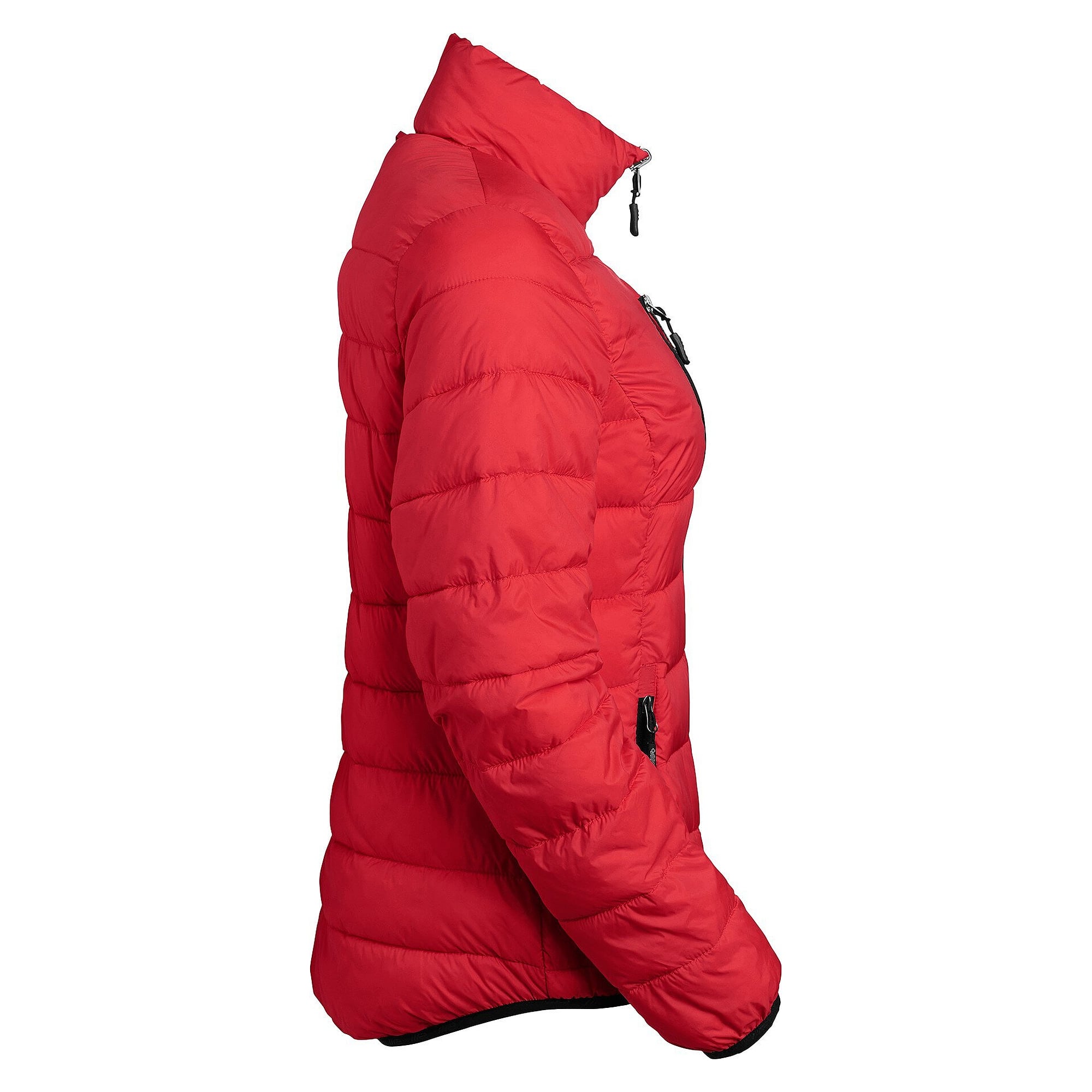 Veste matelassée femme Alma en imitation duvet, aussi doublure de la veste shell, rouge - South West 1000360607