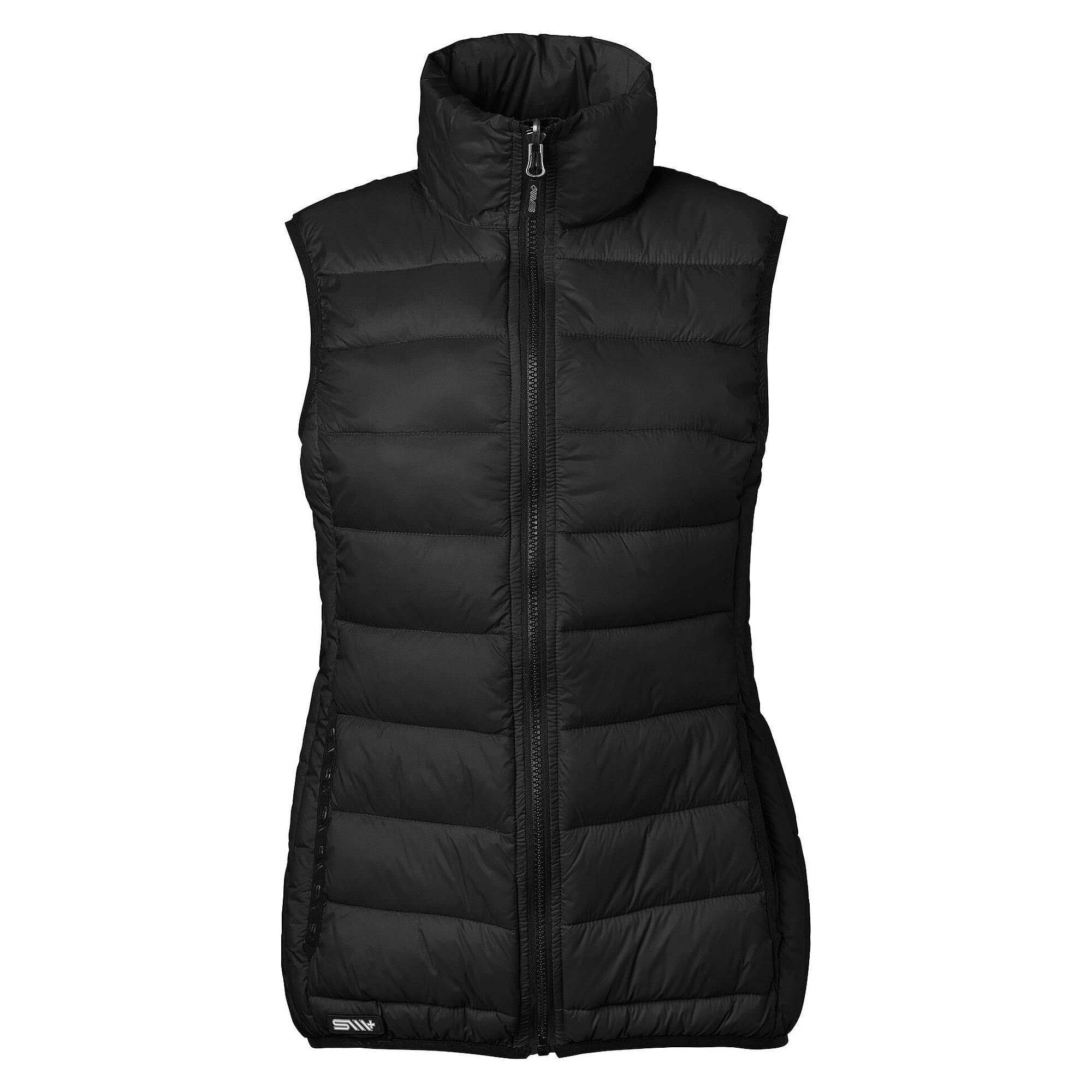 Leichte wattierte Weste Alma mit Daunenimitat, Damen, schwarz - South West 1000362001