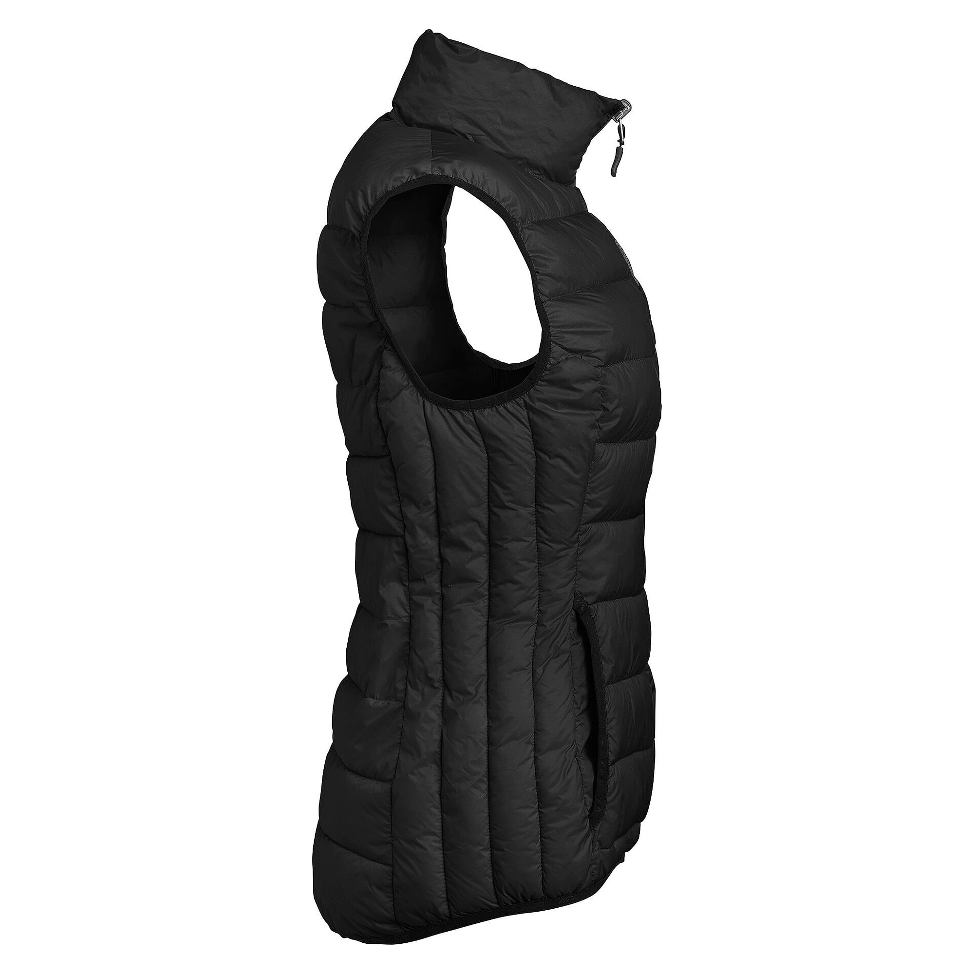 Leichte wattierte Weste Alma mit Daunenimitat, Damen, schwarz - South West 1000362001