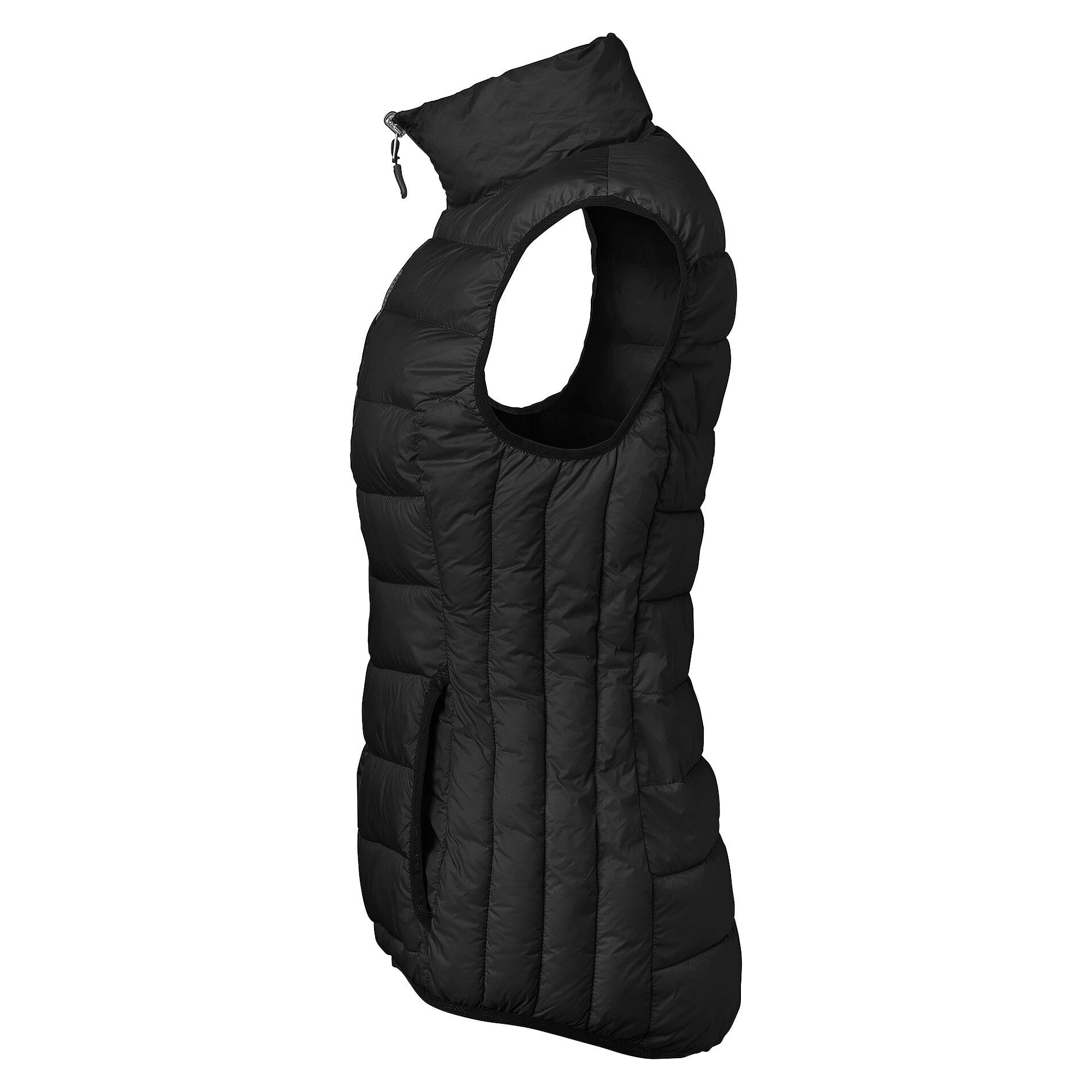 Leichte wattierte Weste Alma mit Daunenimitat, Damen, schwarz - South West 1000362001