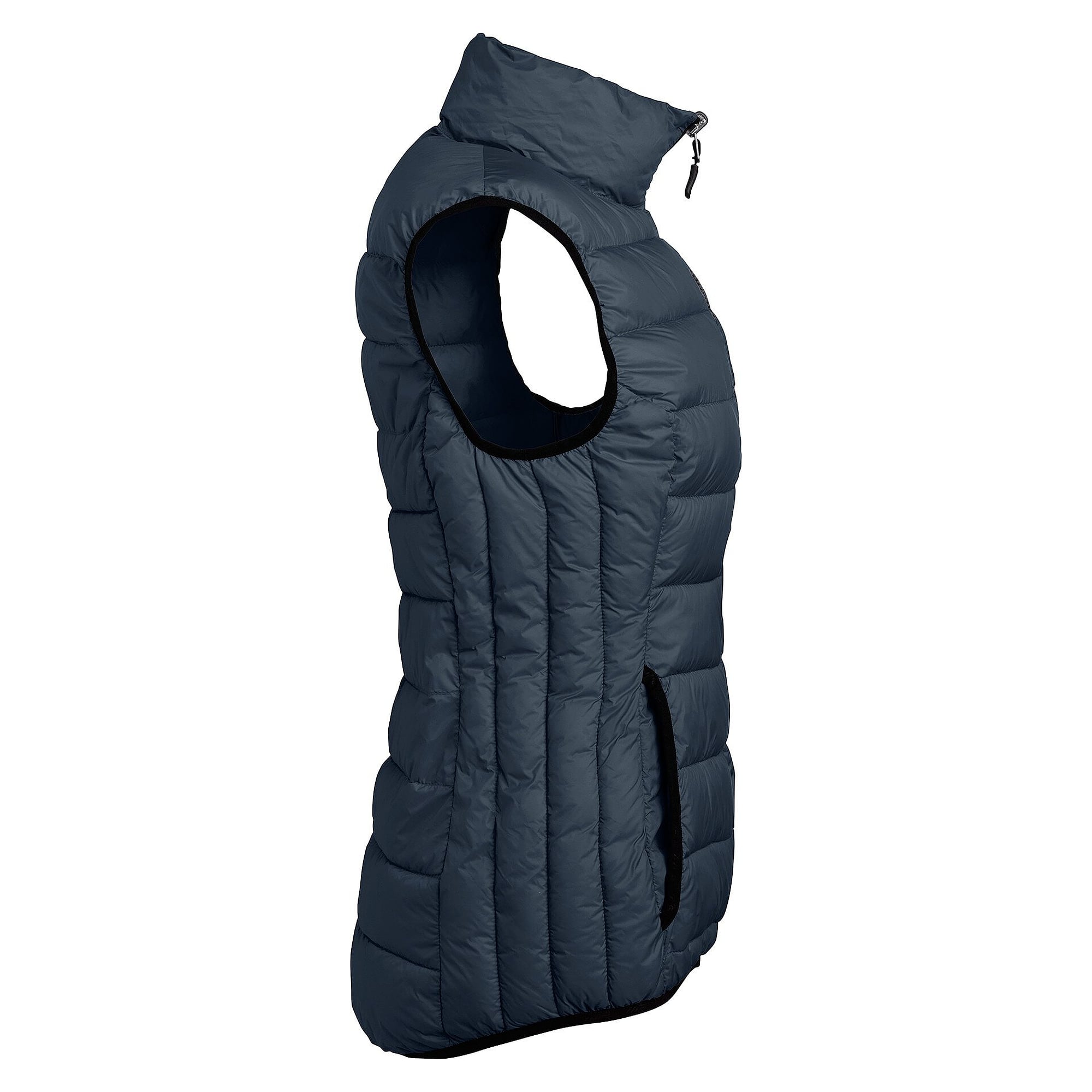 Leichte wattierte Weste Alma mit Daunenimitat, Damen, navyblau - South West 1000362403
