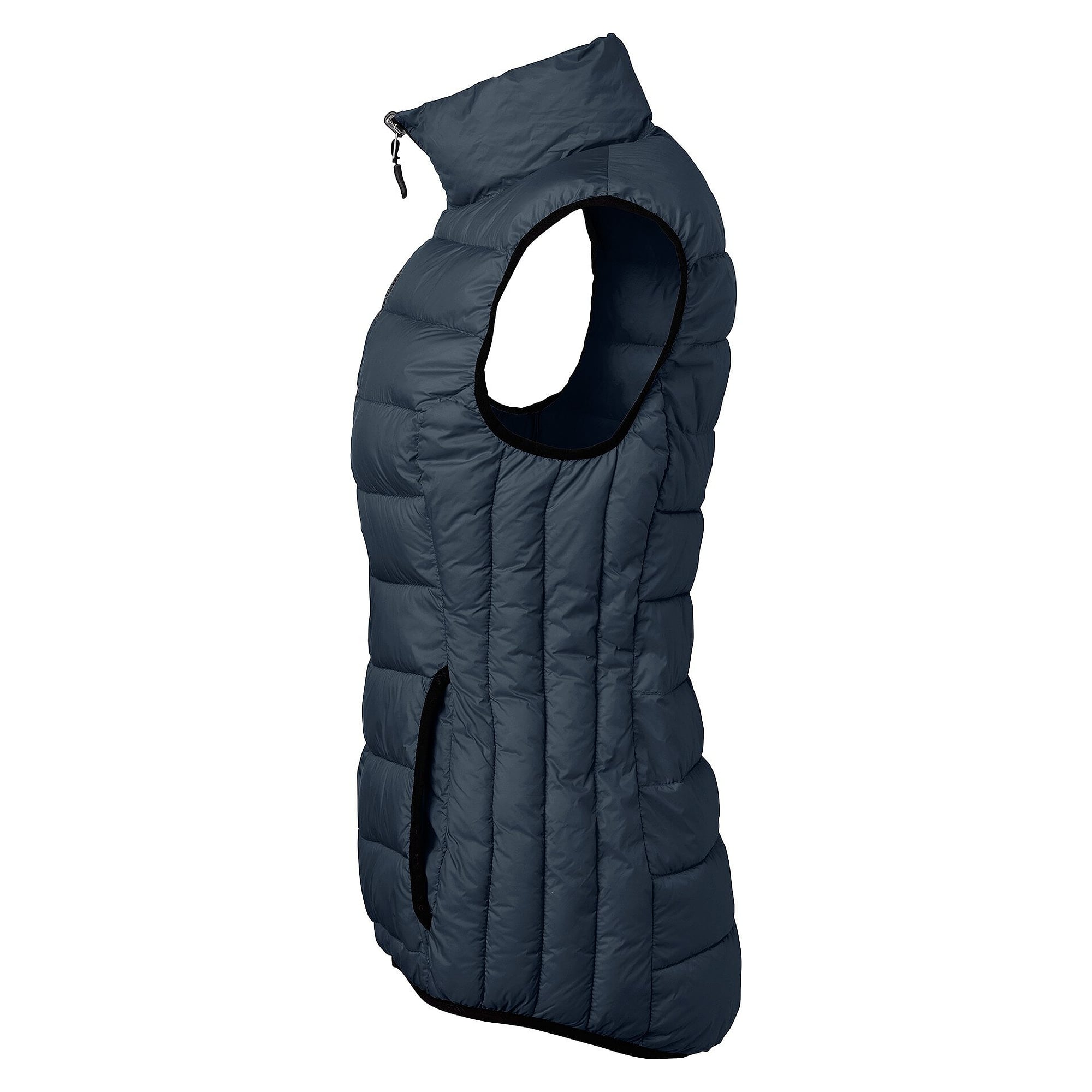 Leichte wattierte Weste Alma mit Daunenimitat, Damen, navyblau - South West 1000362403