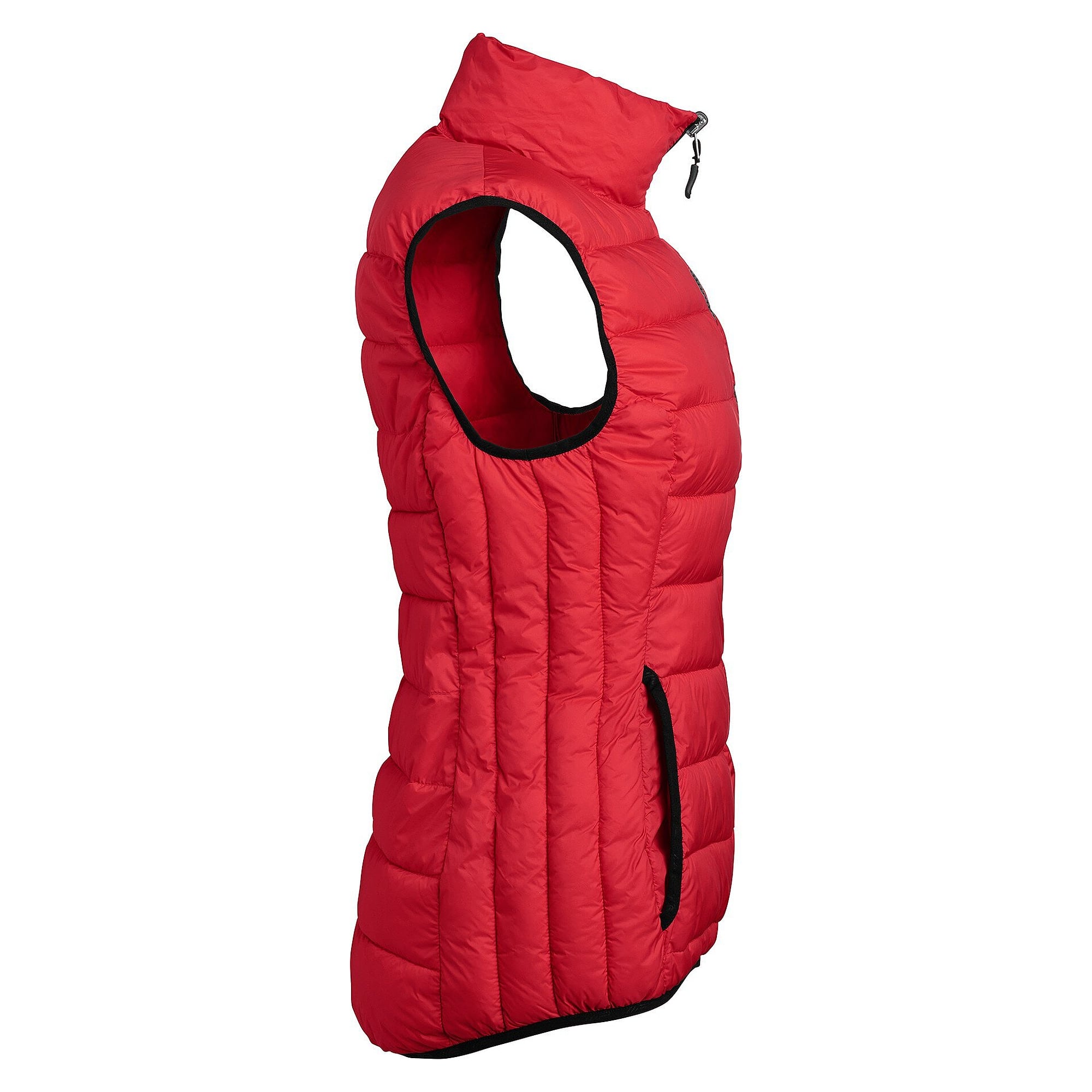 Leichte wattierte Weste Alma mit Daunenimitat, Damen, rot - South West 1000362607