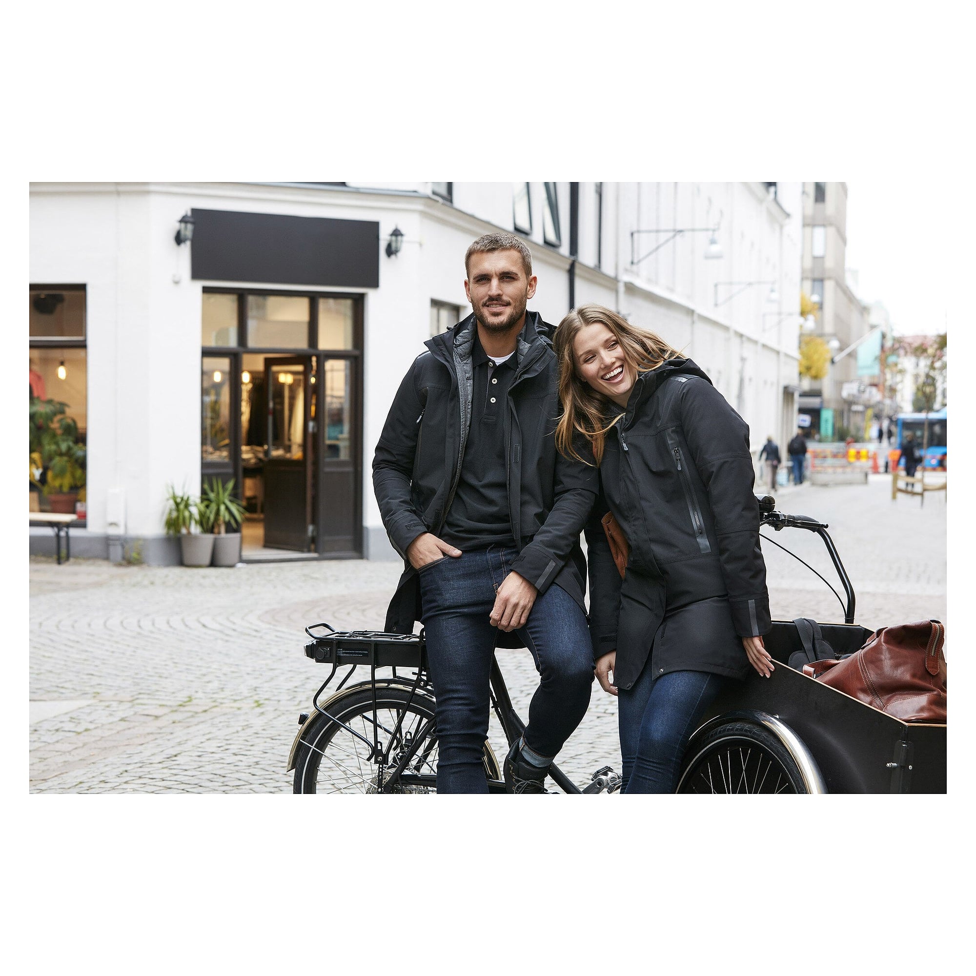 Wind- und wasserabweisender Shell-Parka Ames für Herren, 10.000 mm, schwarz - South West 1000363001