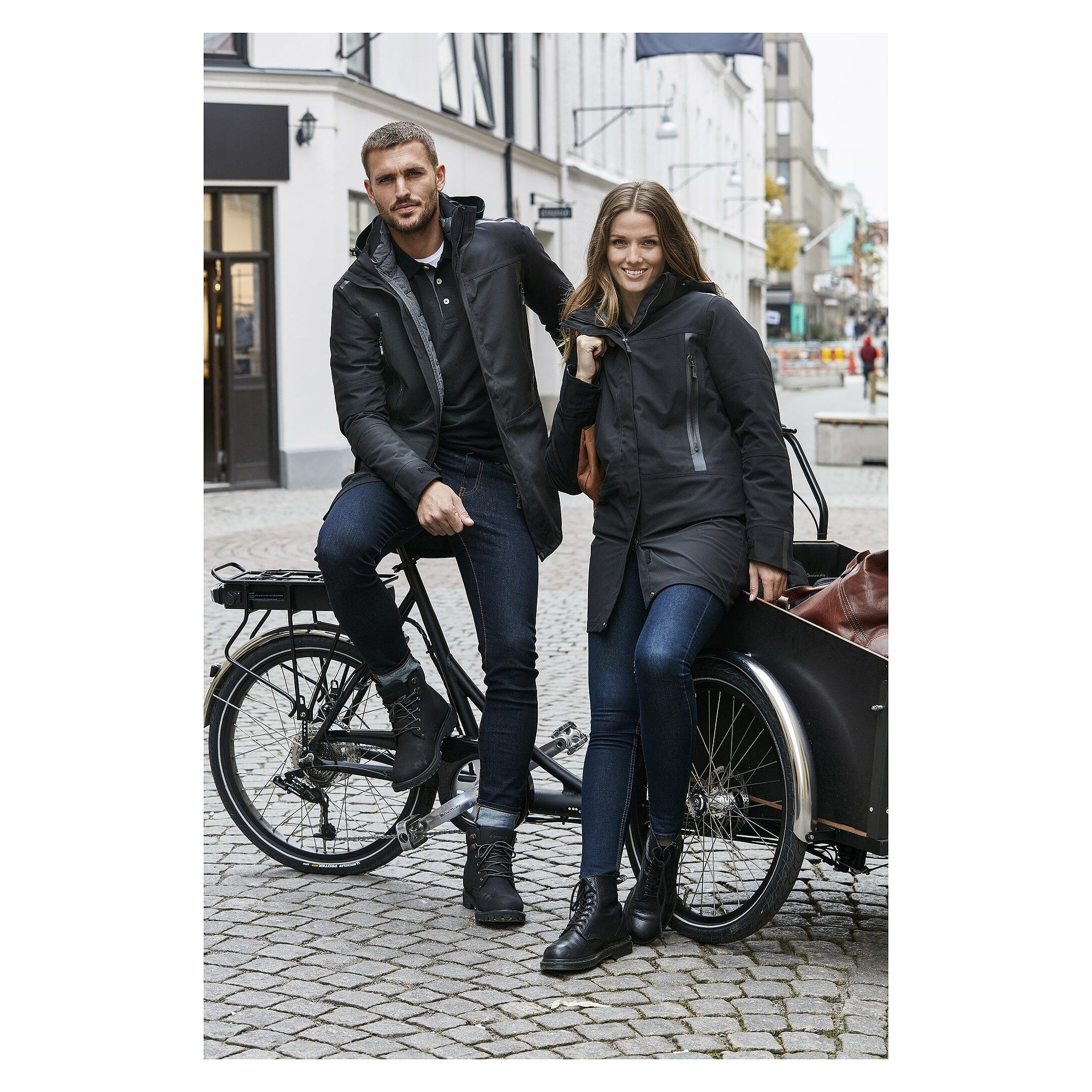 Wind- und wasserabweisender Shell-Parka Ames für Herren, 10.000 mm, schwarz - South West 1000363001