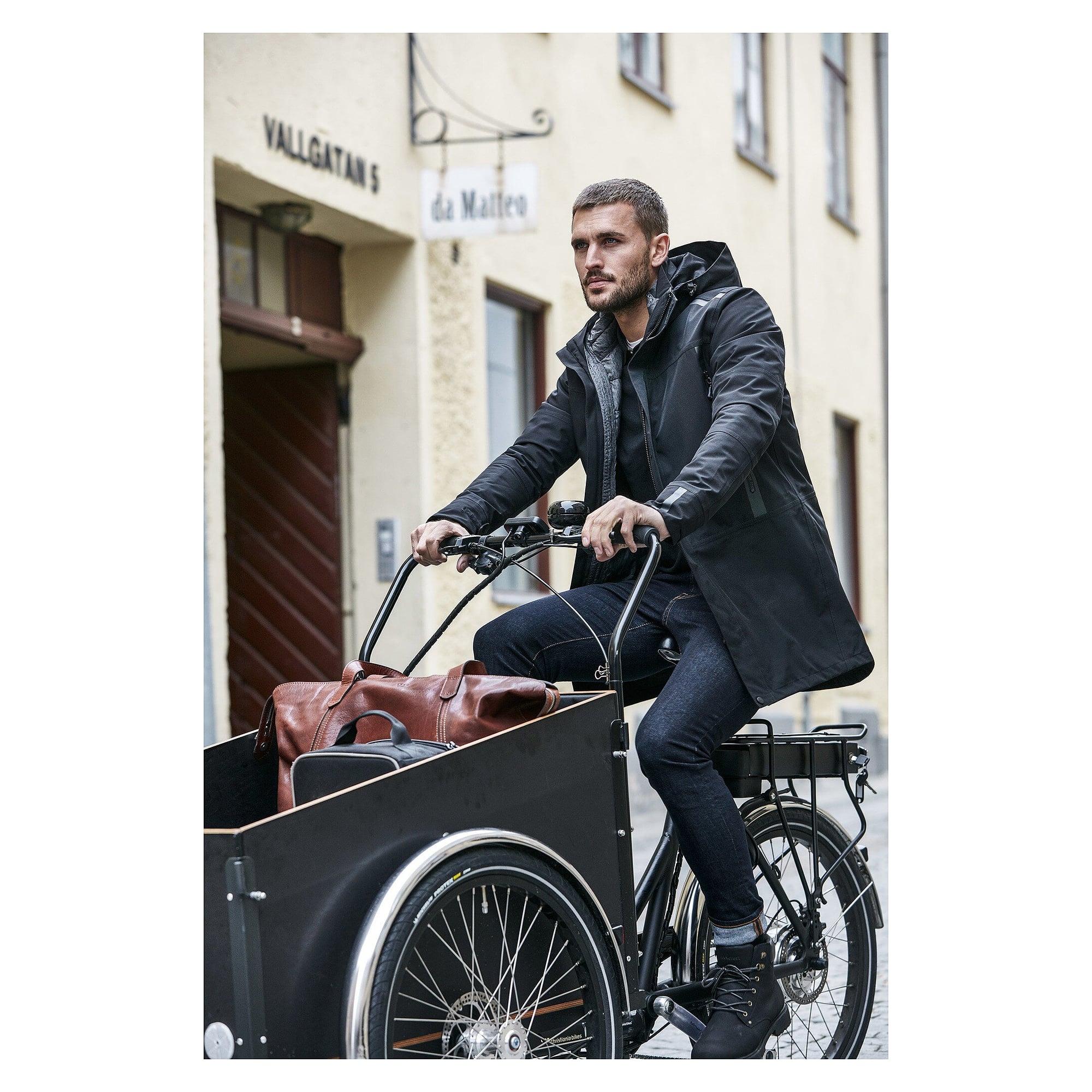 Wind- und wasserabweisender Shell-Parka Ames für Herren, 10.000 mm, schwarz - South West 1000363001
