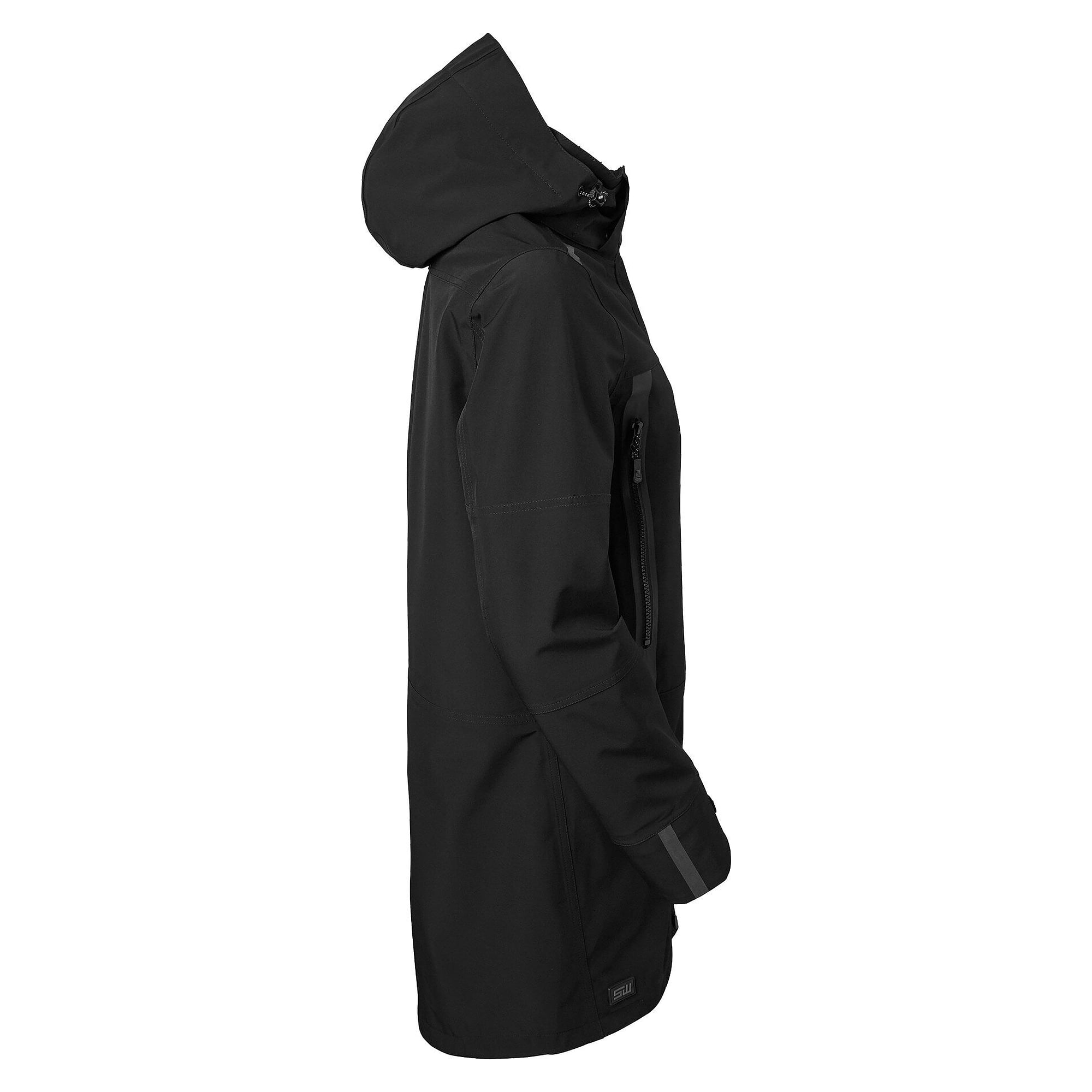 Parka shell Alma pour femme coupe-vent et déperlante, 10 000 mm, noire - South West 1000364001